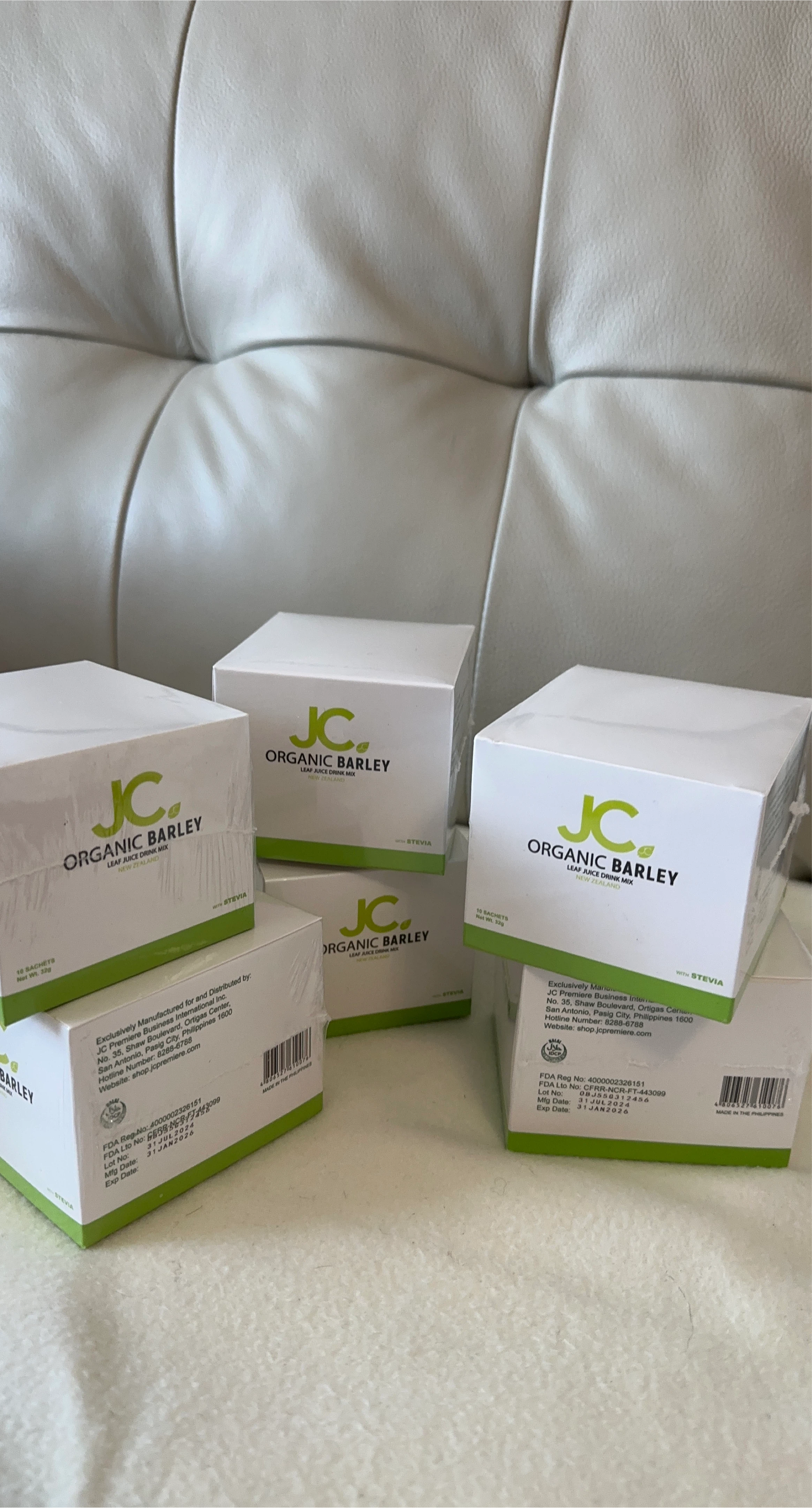 JC Organic Barley Leaf Juice Drink Mix with Stevia