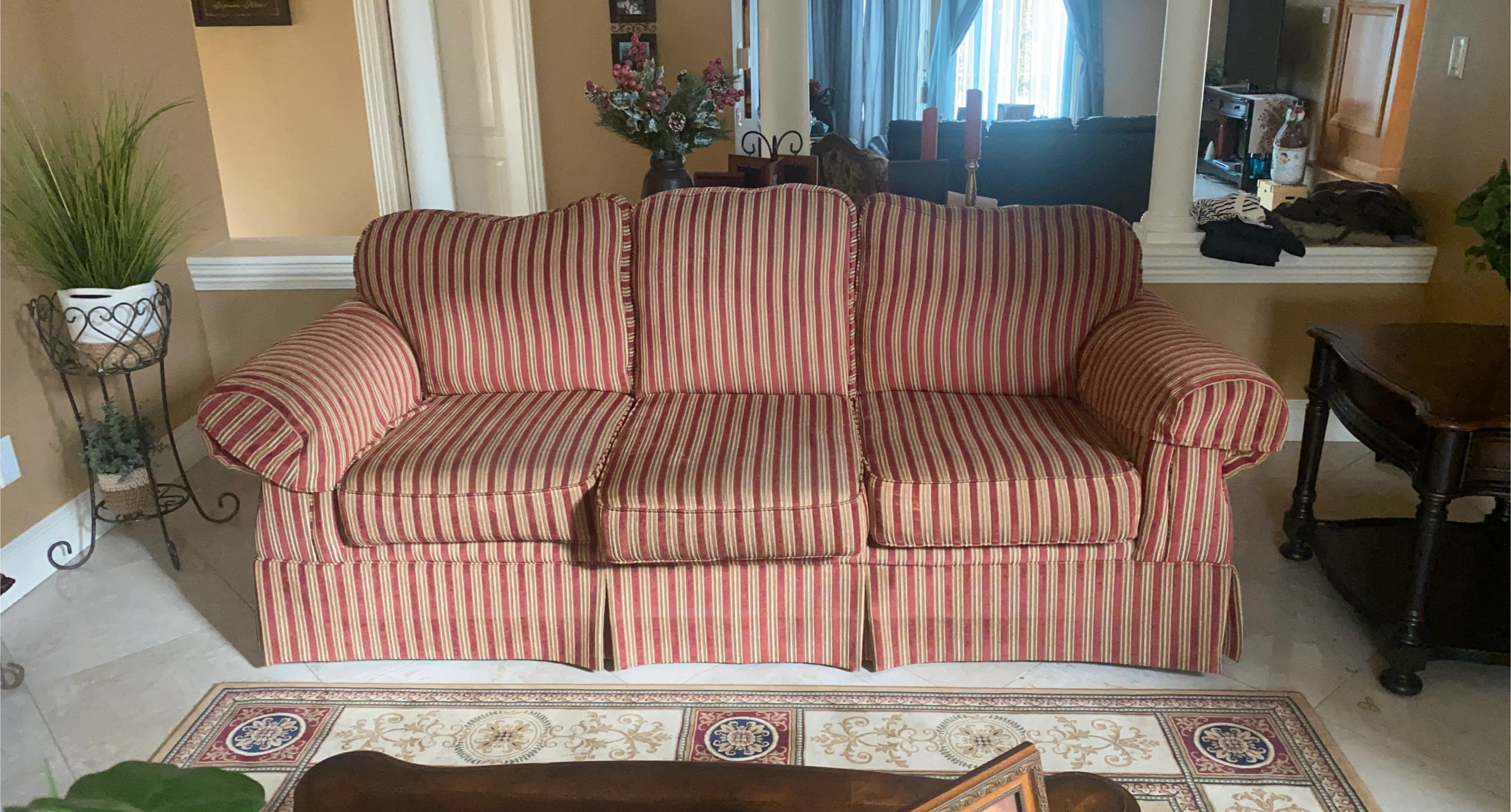 Striped Sofa