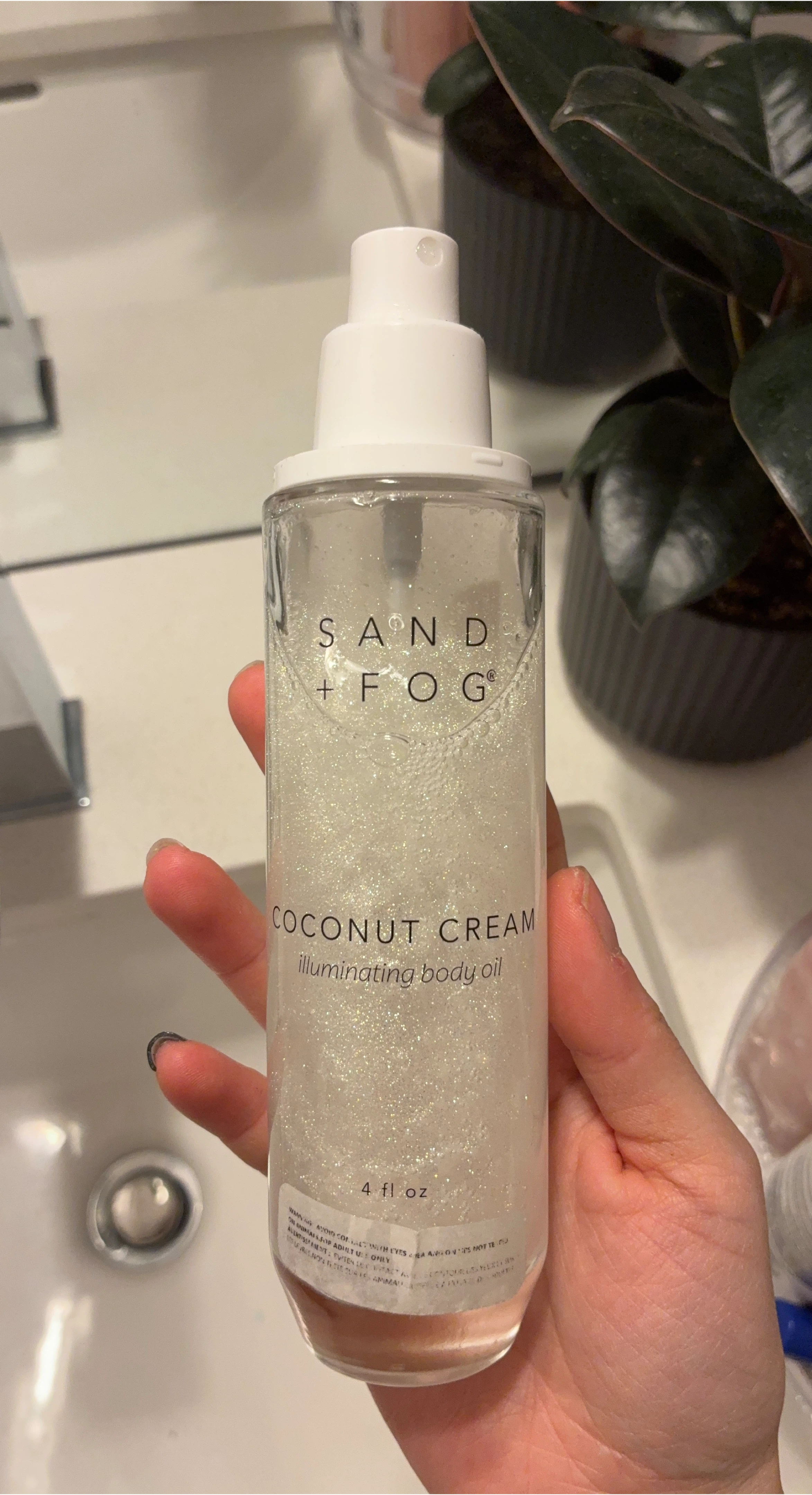 Sand + Fog Coconut Cream Illuminating Body Oil 4 fl oz