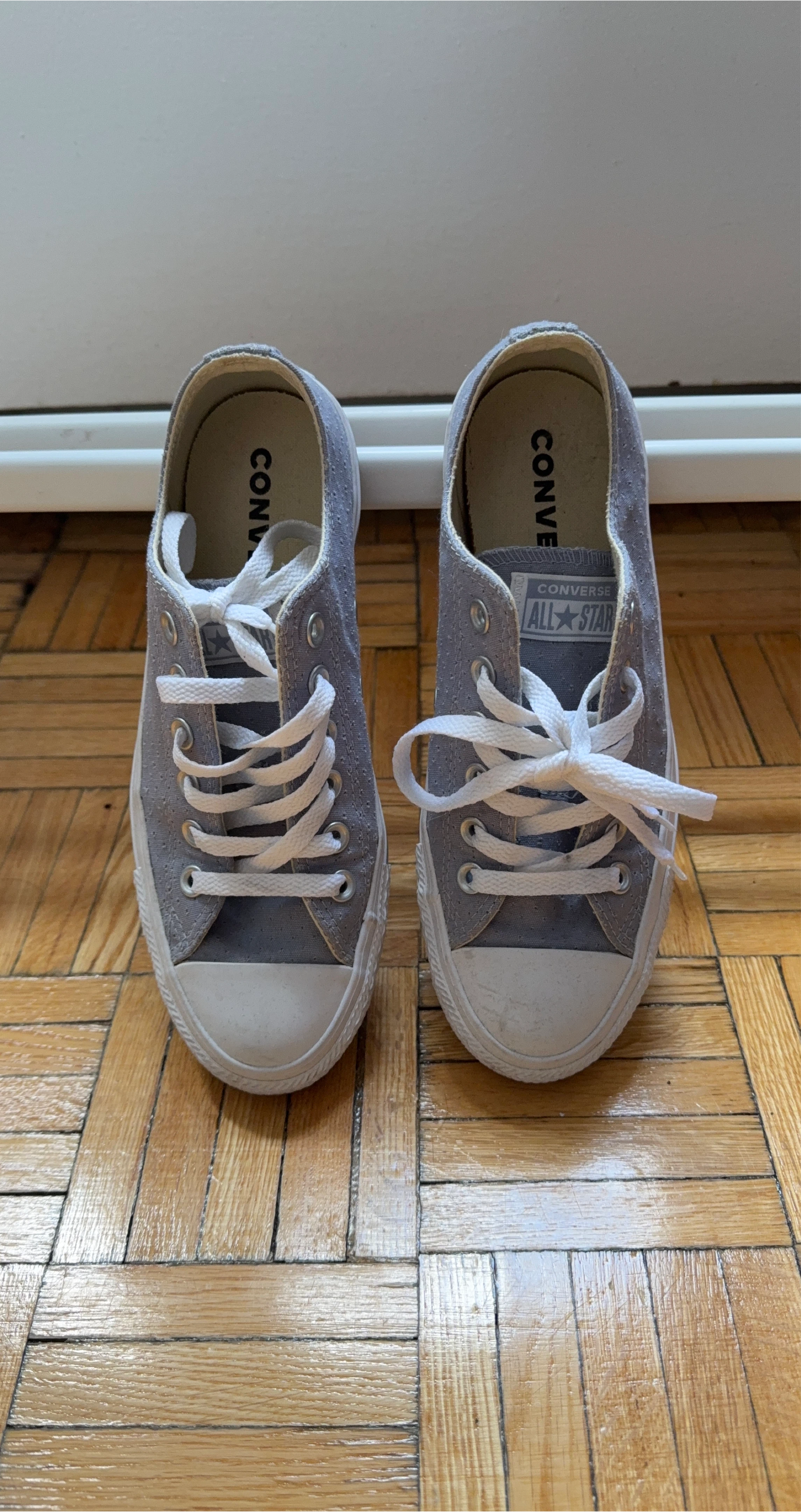 Converse All Star Grey Canvas Sneakers