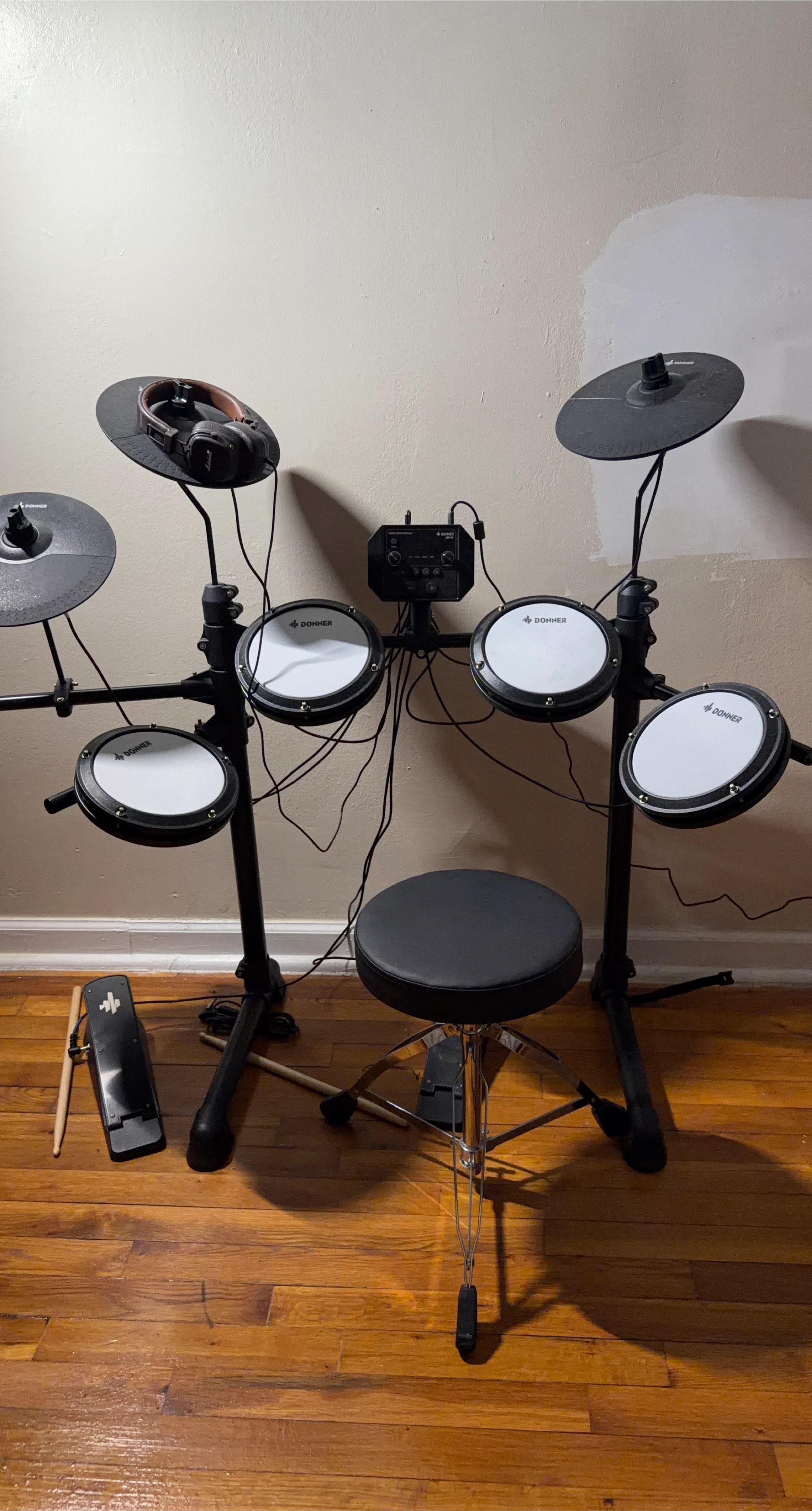 Donner Electronic Drum Kit and Stool