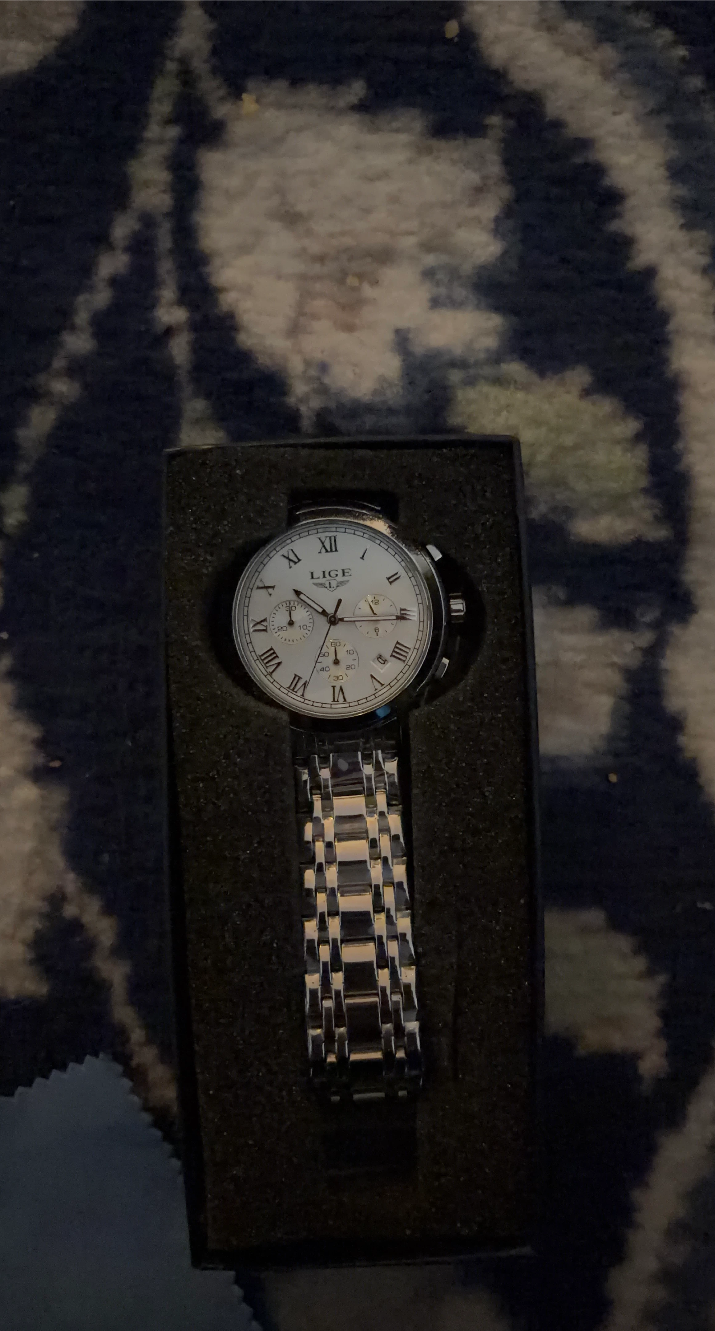 LIGE Men's Chronograph Watch
