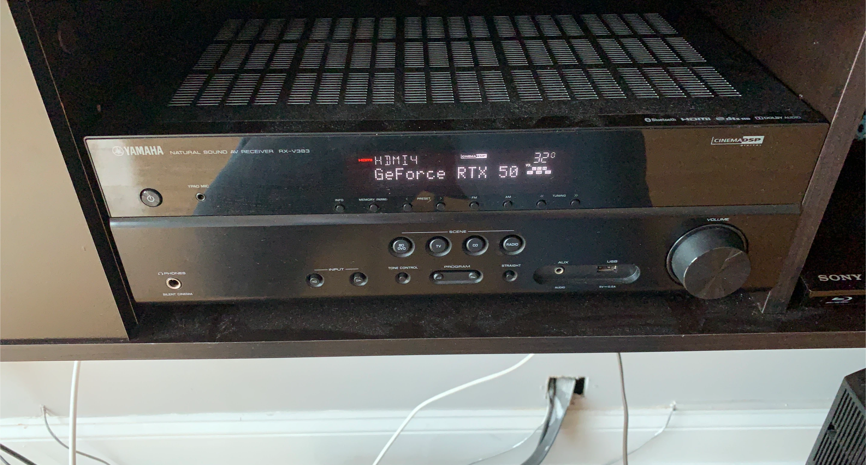 Yamaha Natural Sound AV Receiver RX-V383