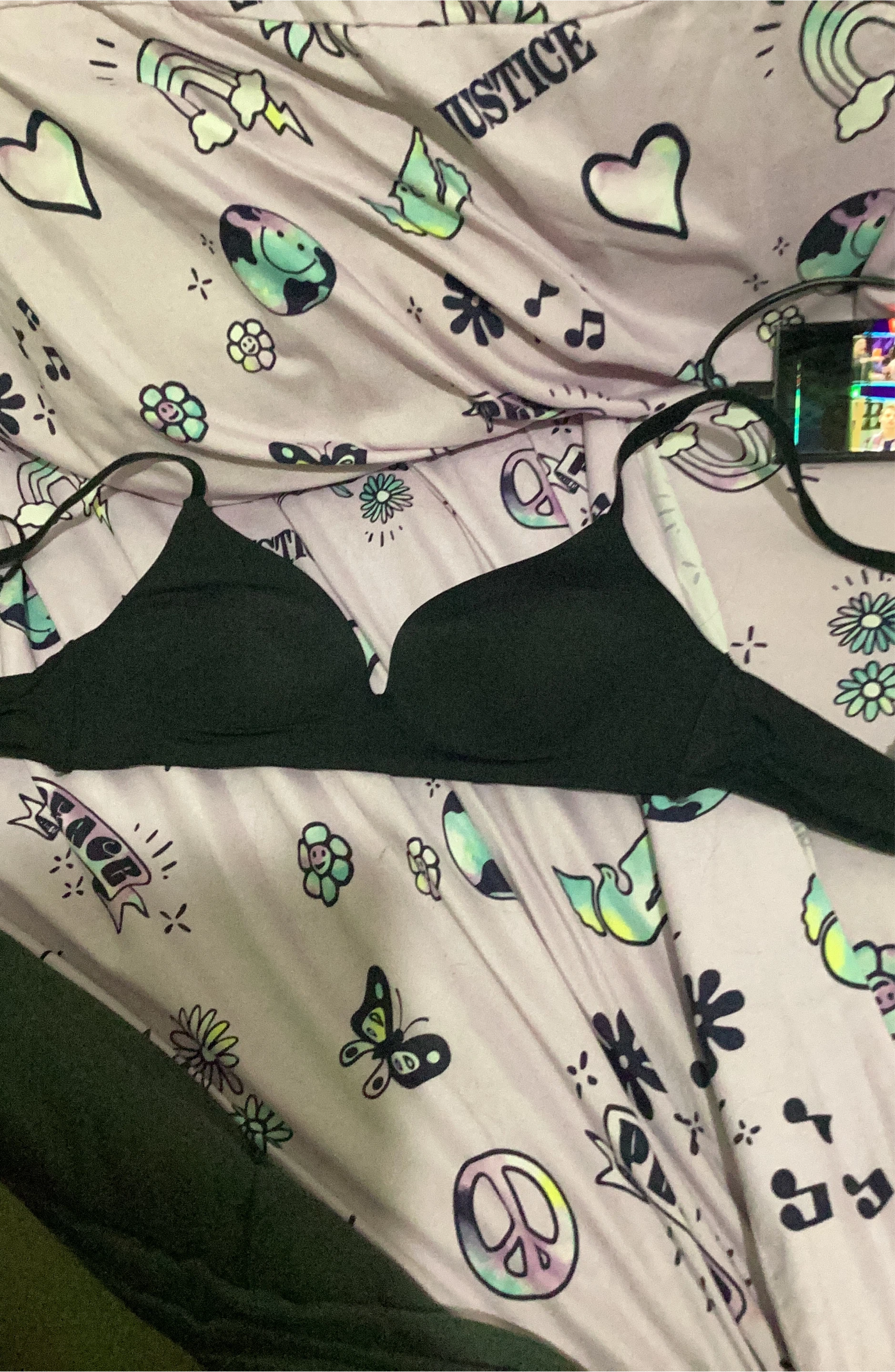 Black gap Bralette