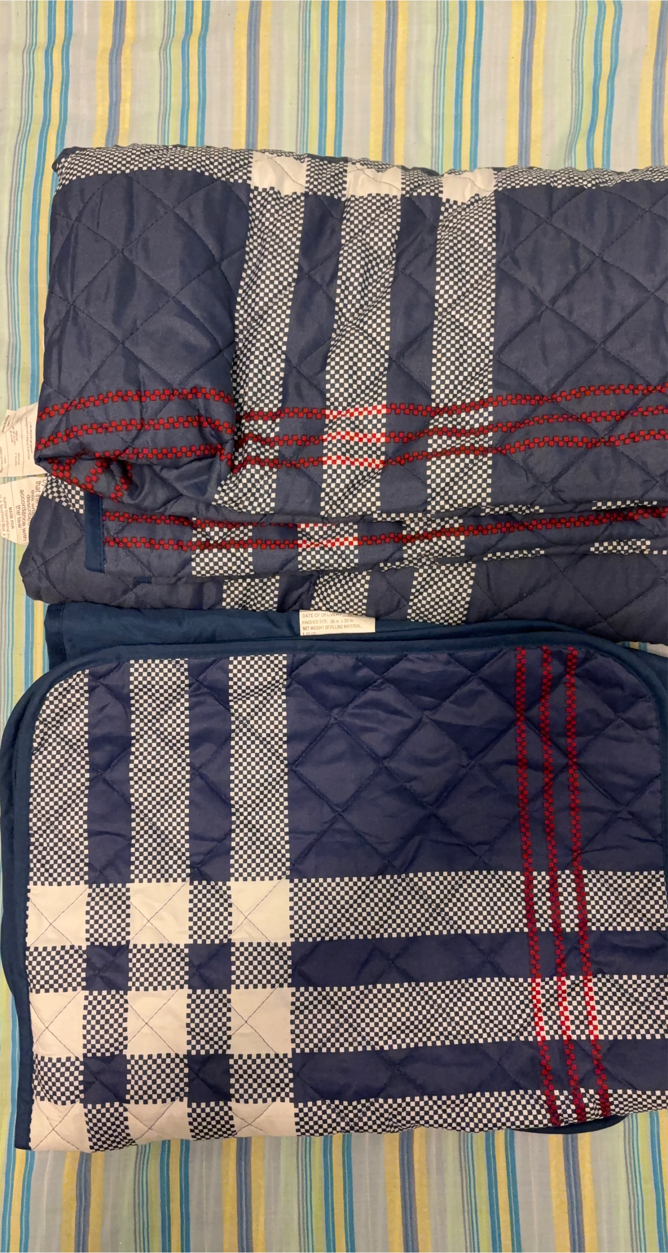 New Quilted Bedspread with two pillowcases for Queen/Double