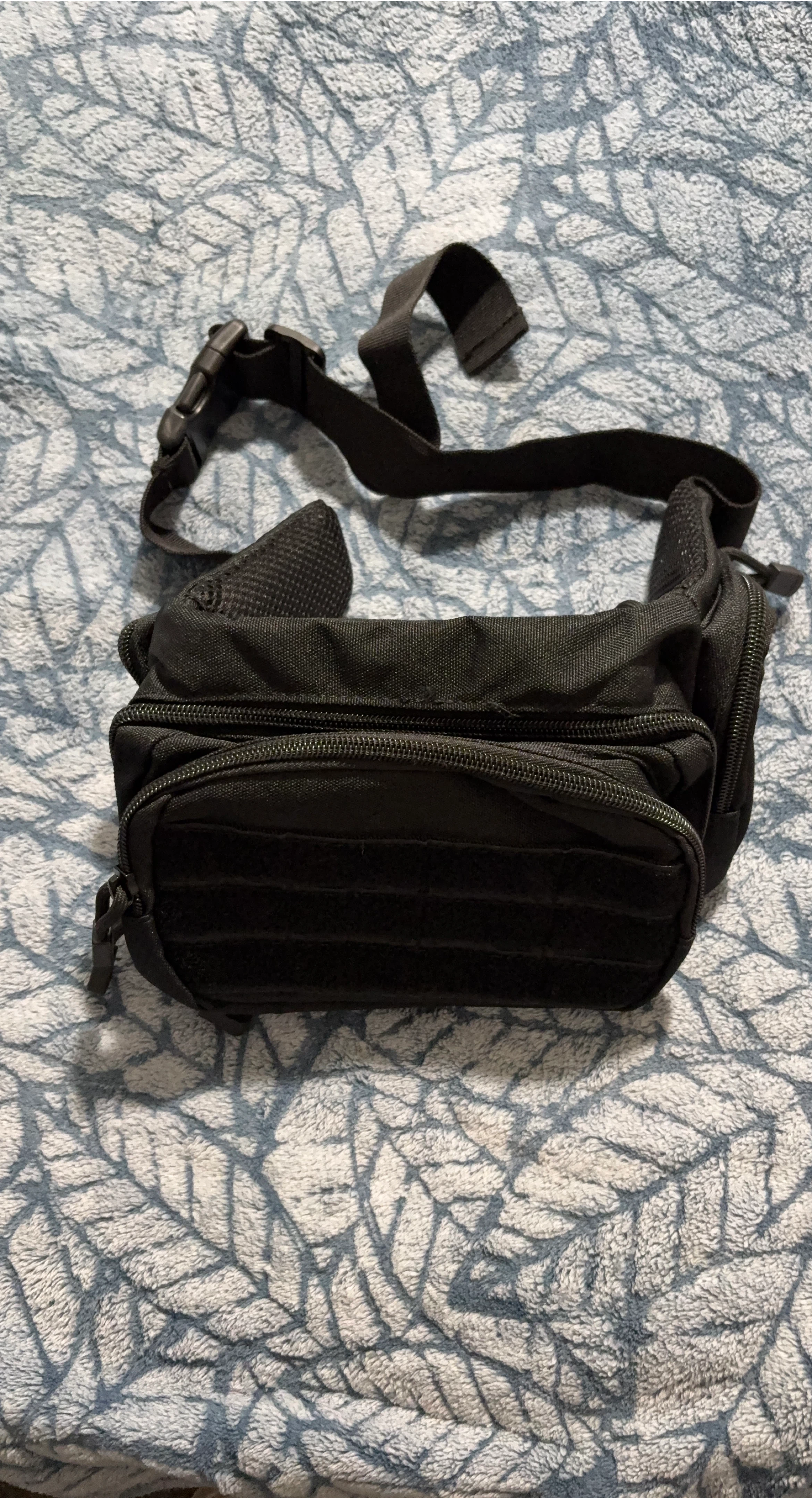 Black Tactical Fanny Pack