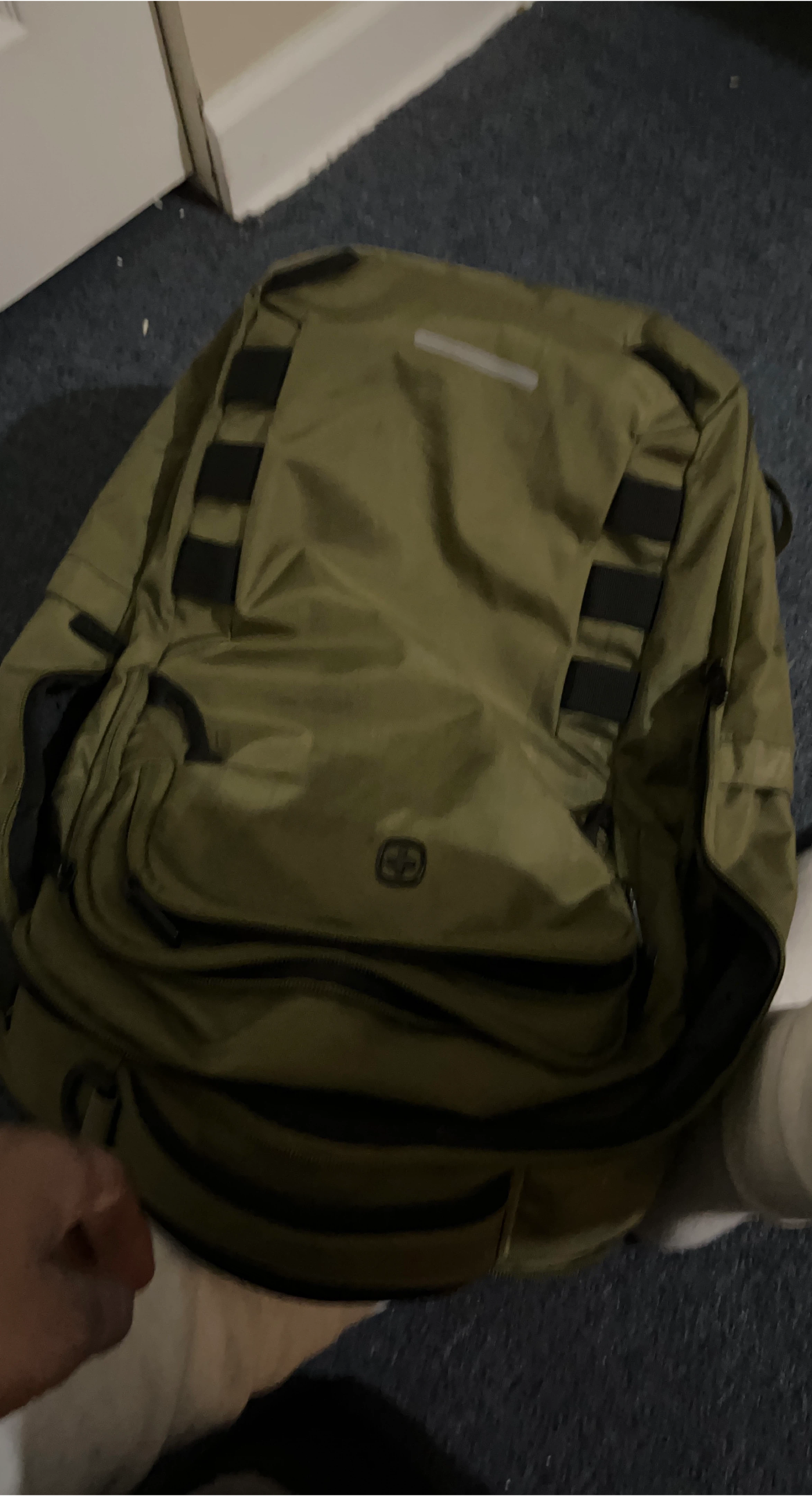 Swiss Wenger backpack - Olive green