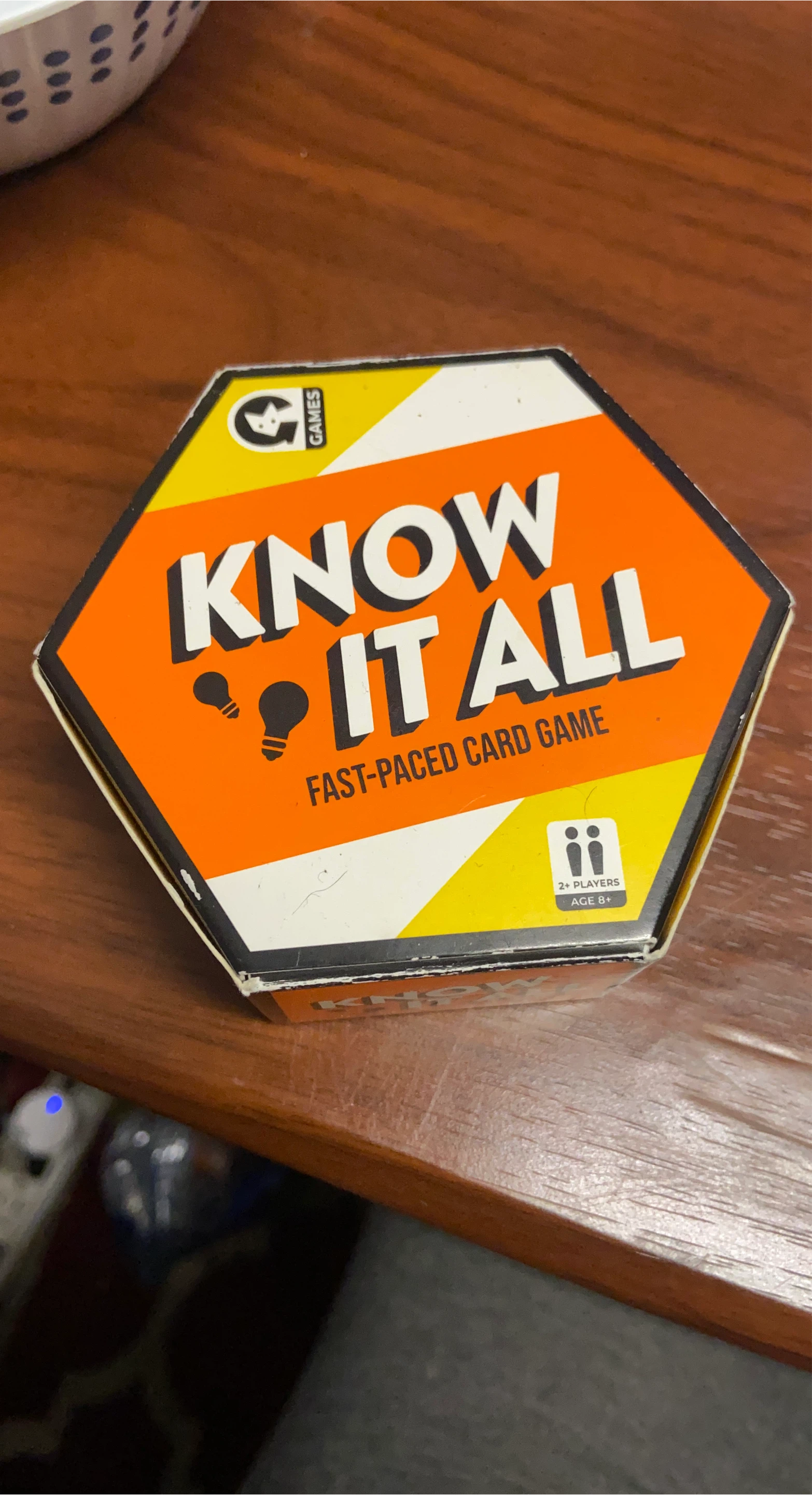 Know It All Fast-Paced Card Game
