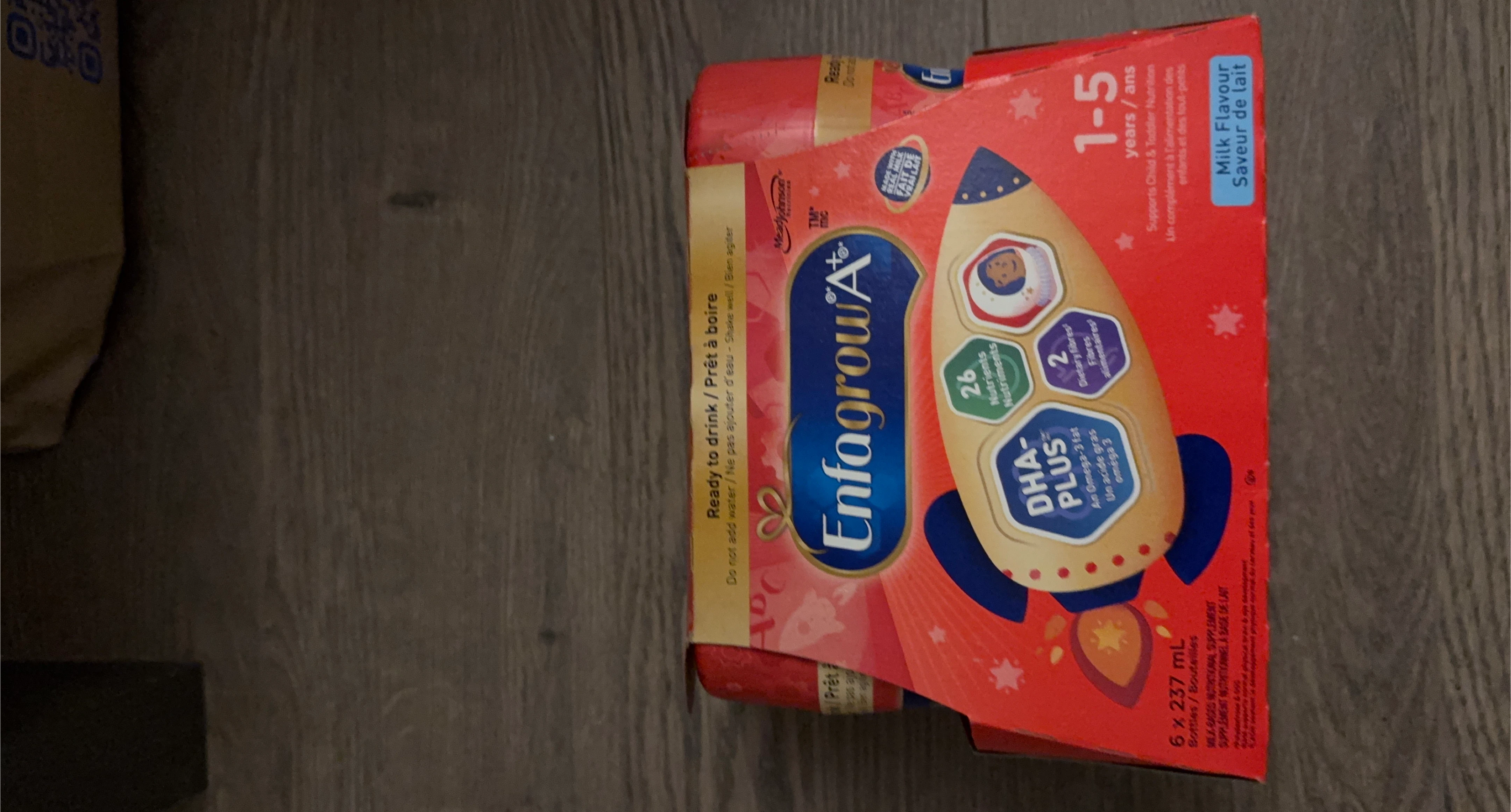 Enfagrow A+ Milk Flavour Toddler Drink 6 x 237 mL
