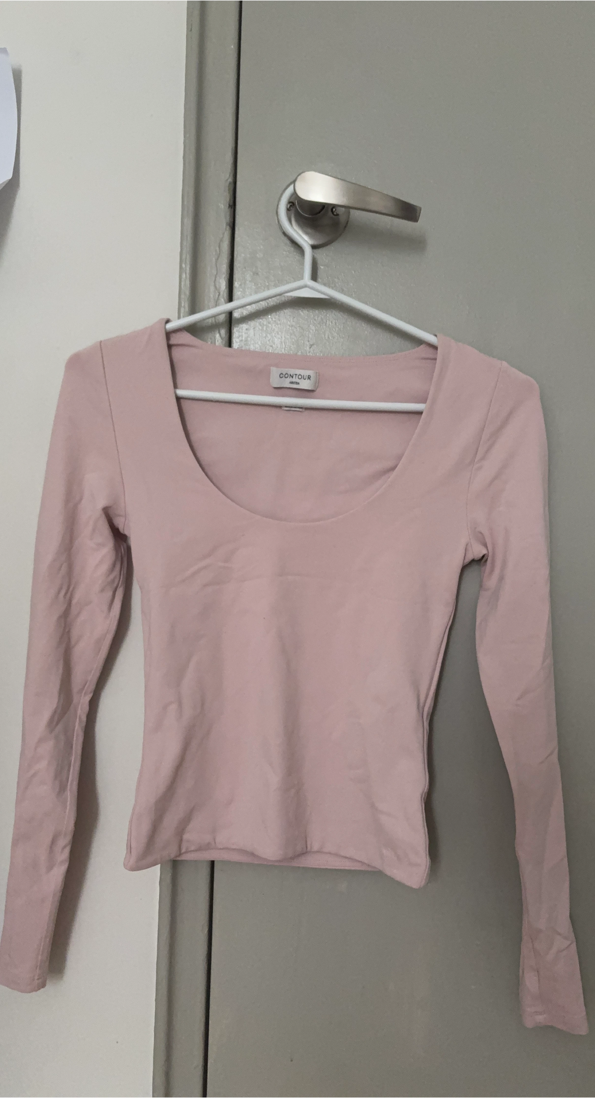 CONTOUR by Aritzia Long Sleeve Top - Pink
