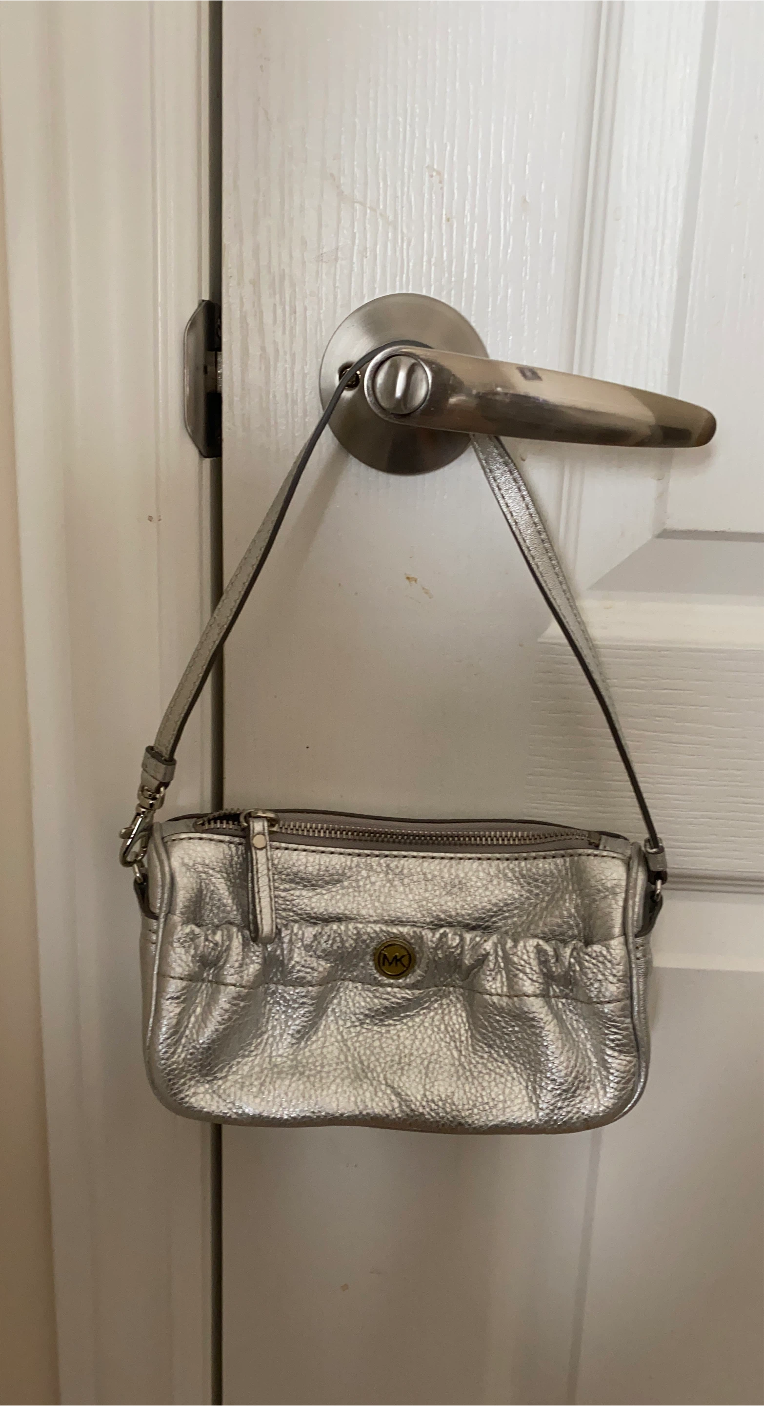 Michael Kors Silver  Mini Bag