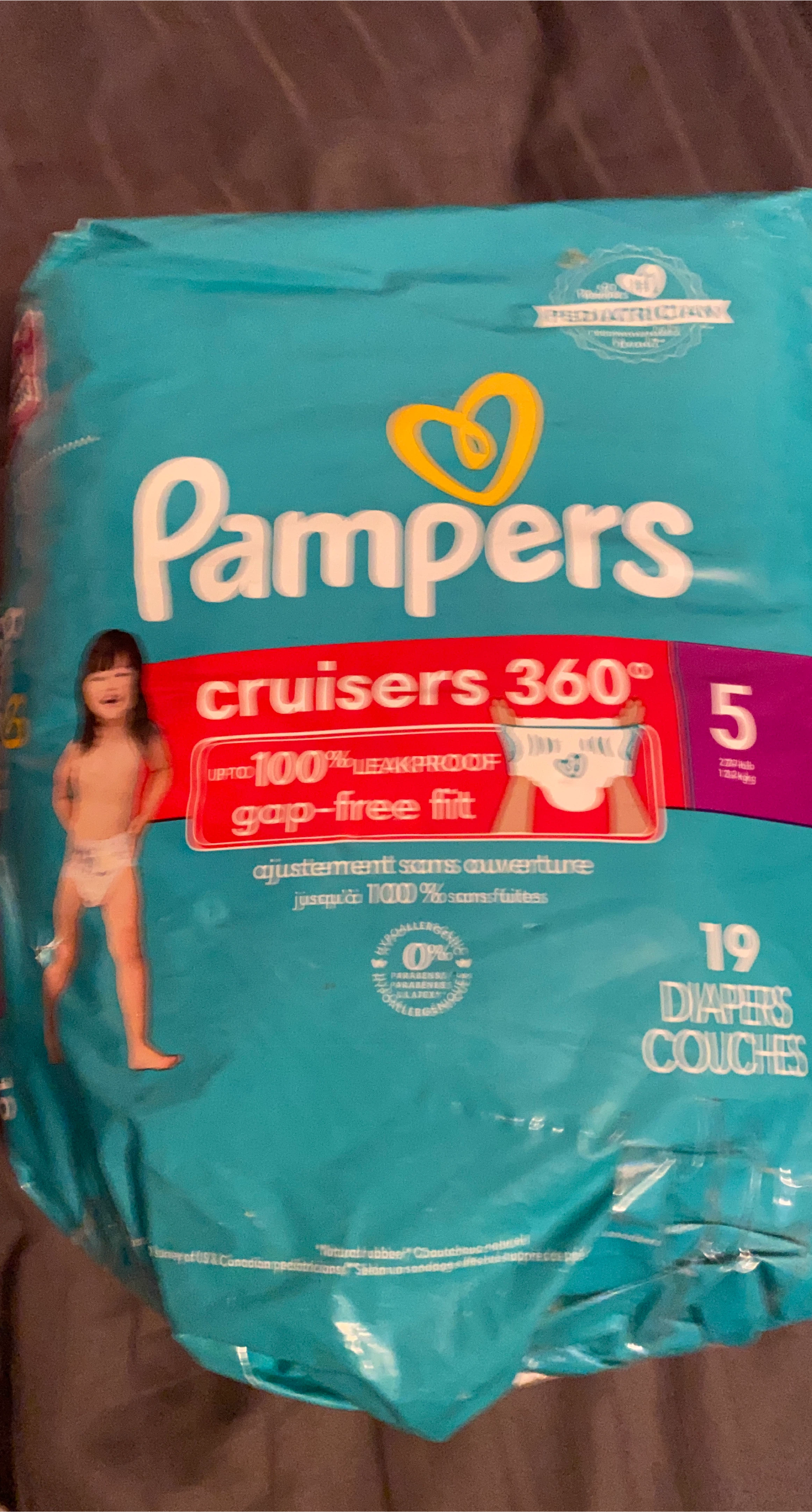 Pampers Cruisers 360 Size 5 Diapers (19 count)