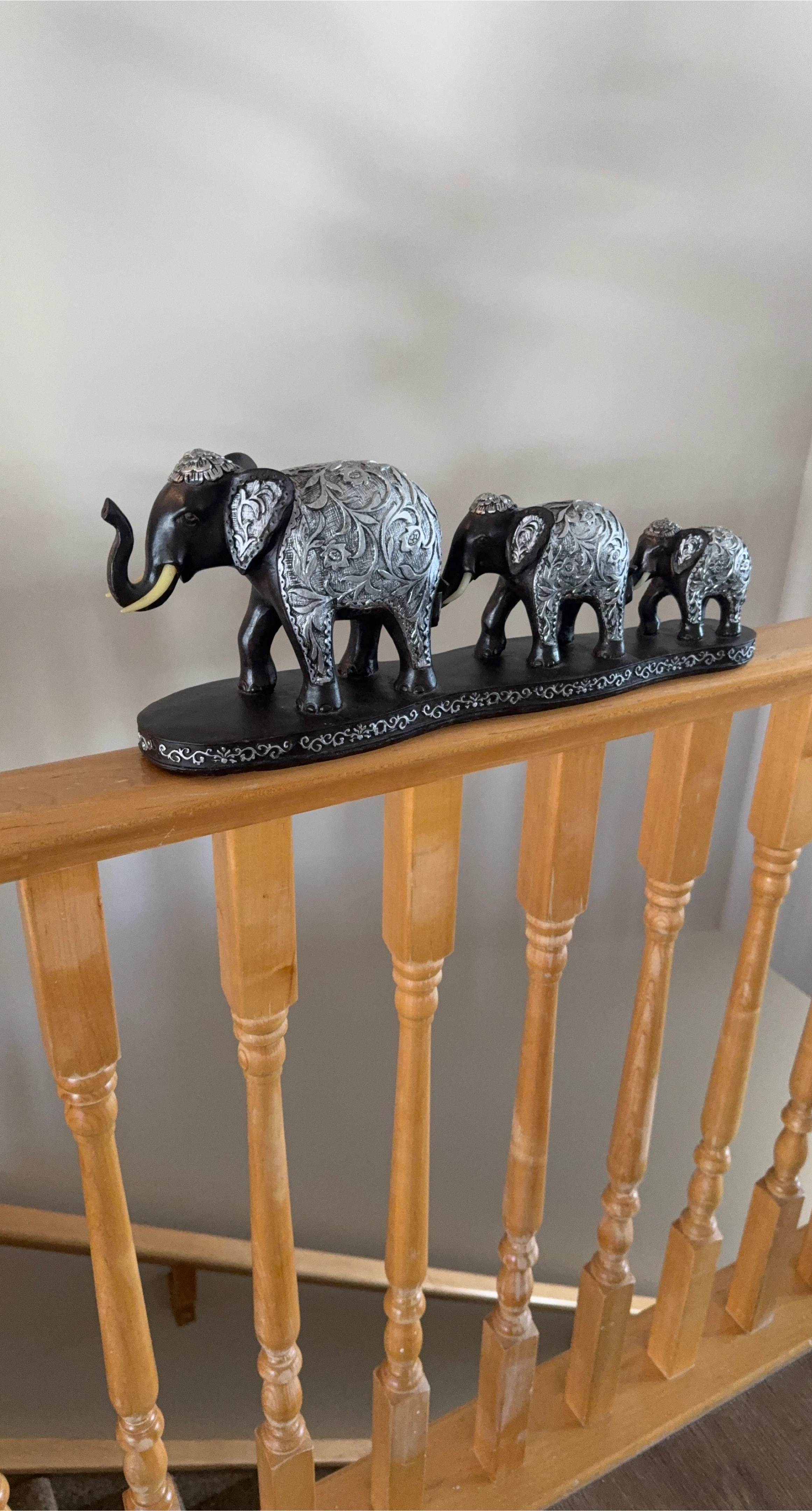 Set of 3 Decorative Elephants