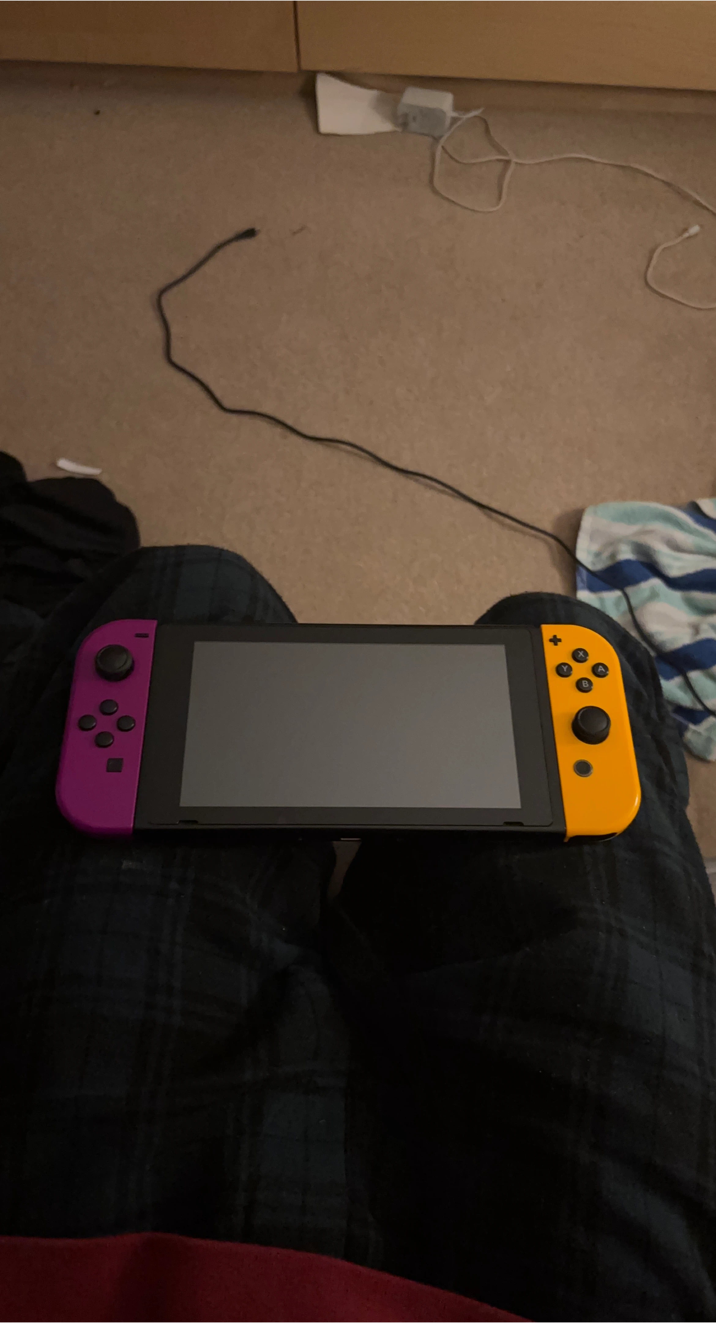 Nintendo Switch Console - Purple & Yellow Joy-Cons