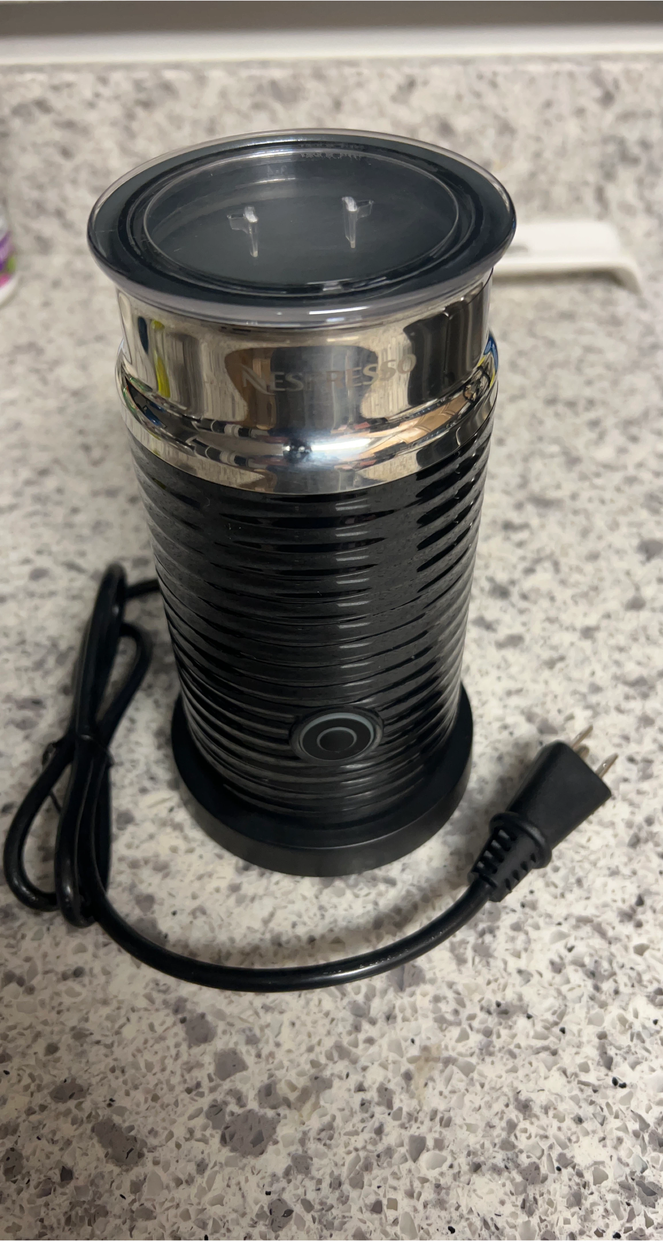 Nespresso Aeroccino Black Milk Frother