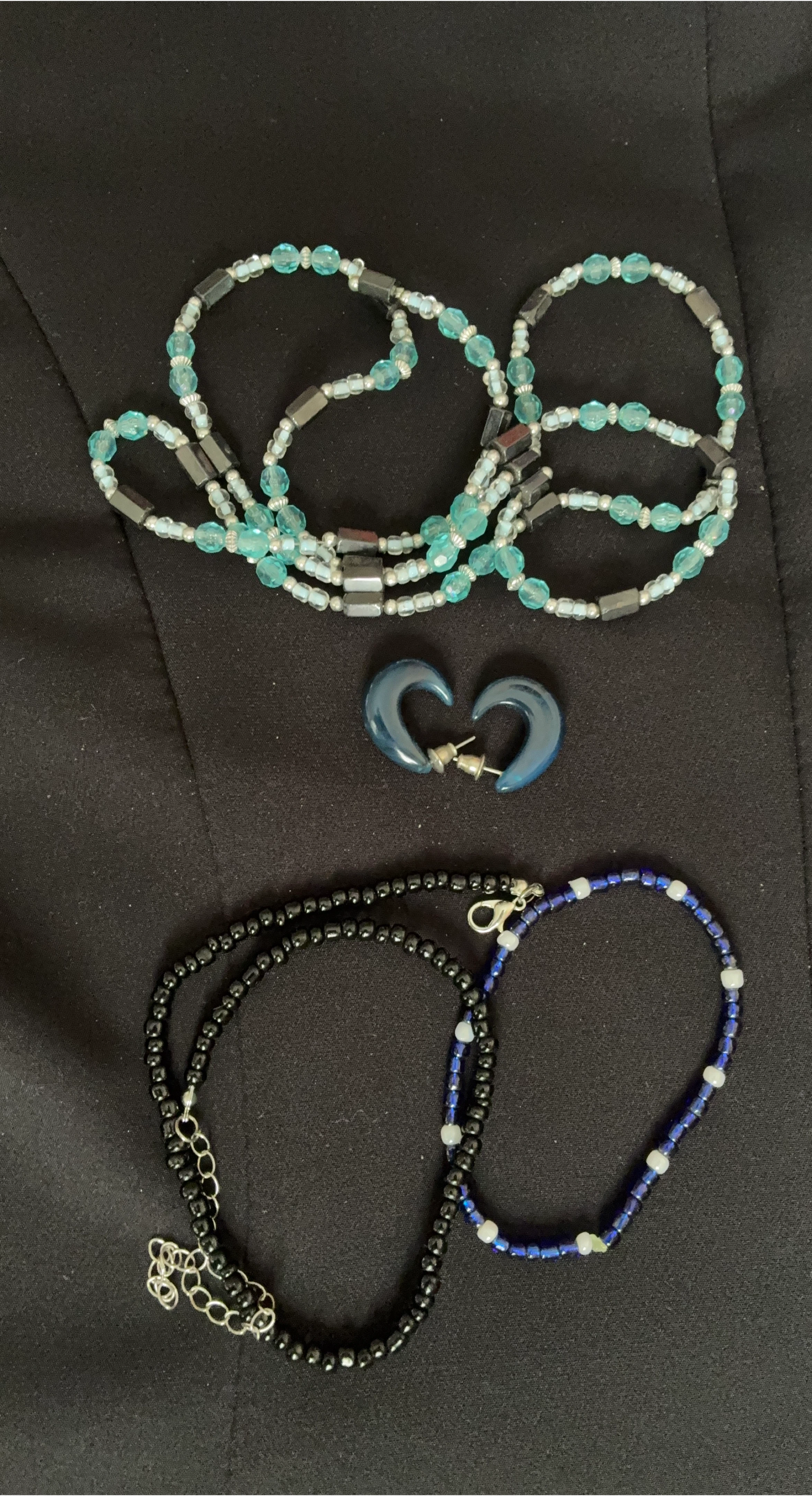 Beaded Necklaces and Earring Set
