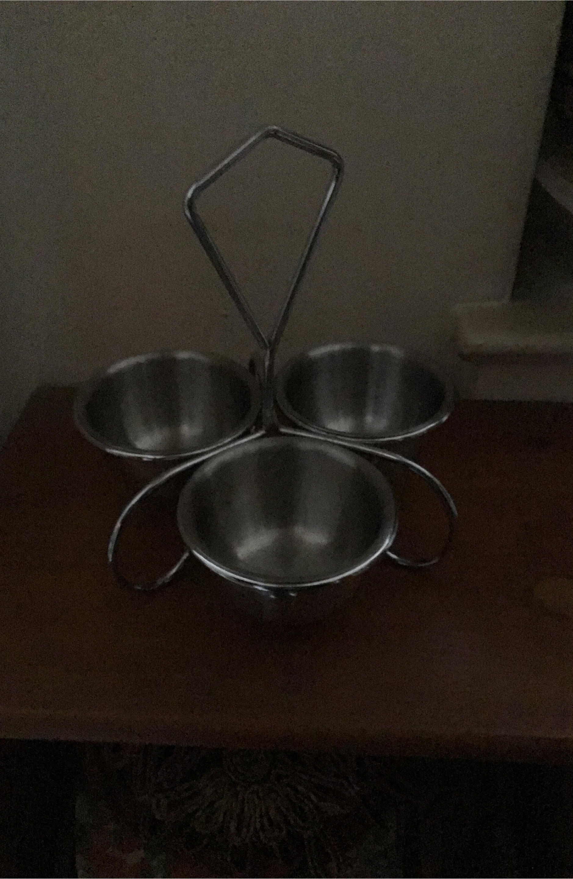 3-Tier Stainless Steel Condiment Holder
