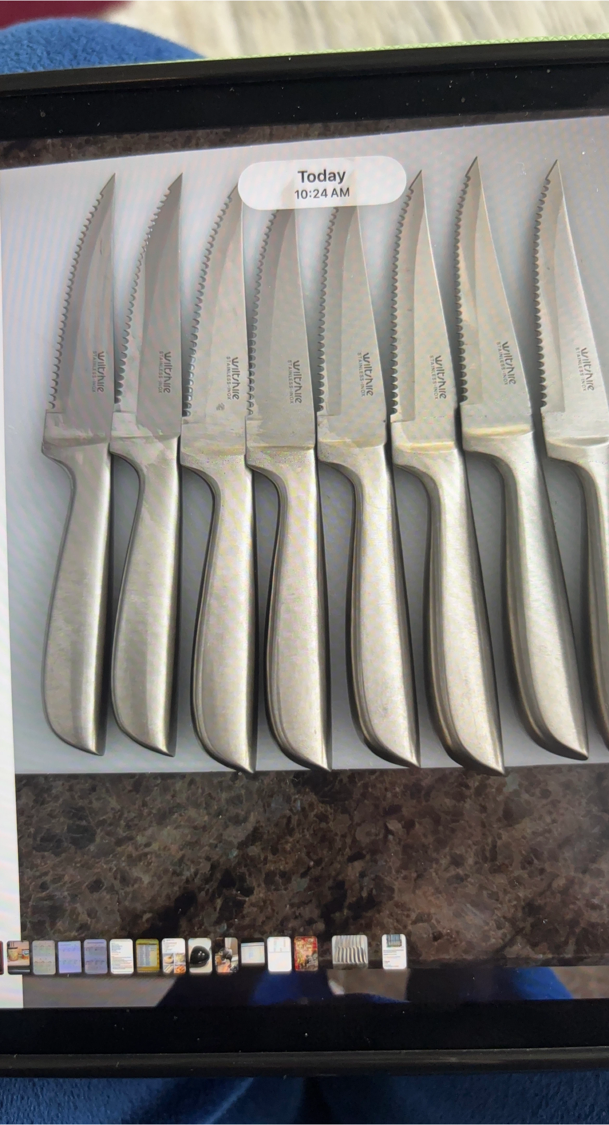 Wiltshire Stainless Steel Steak Knives Set of 8
