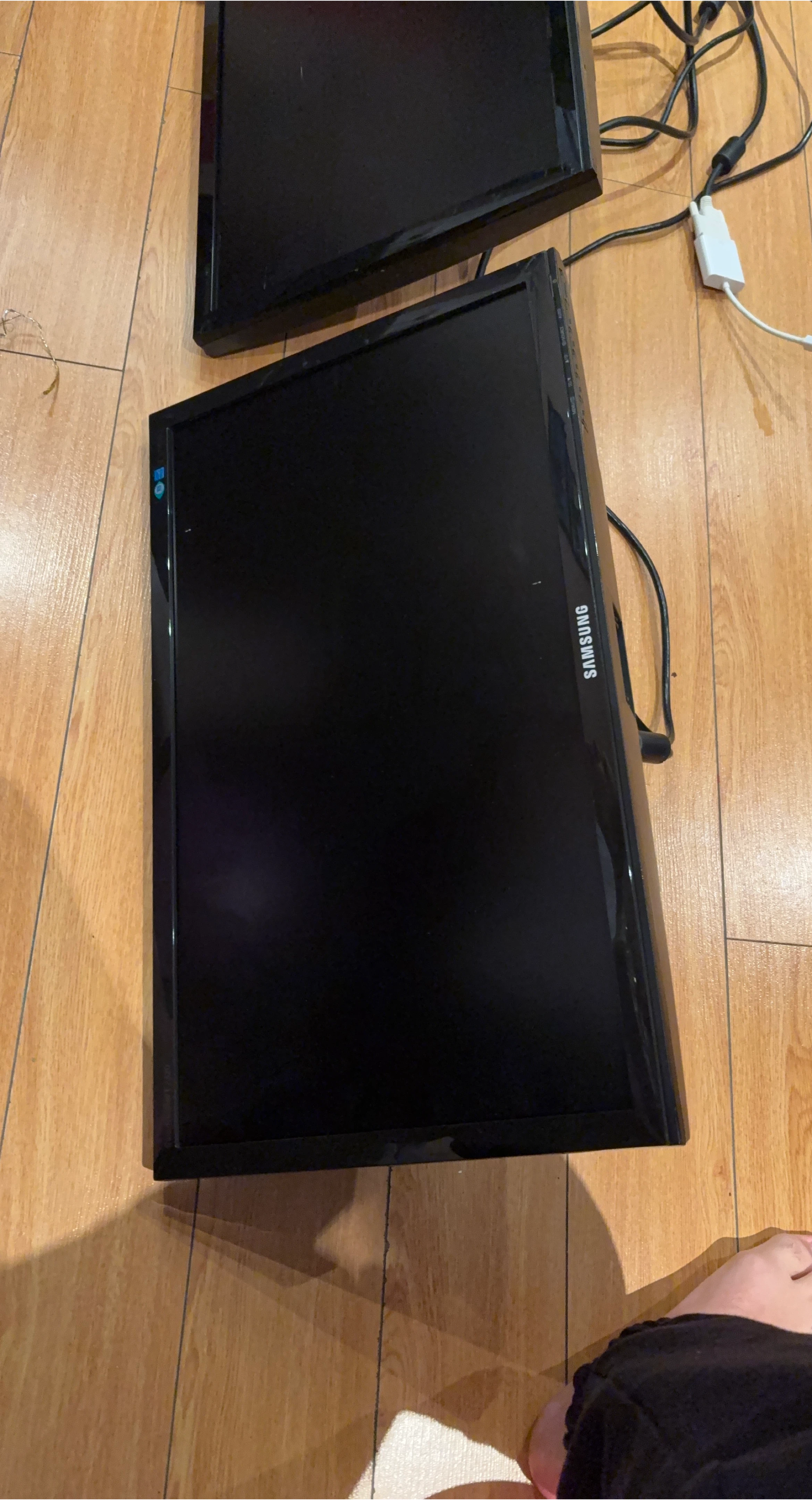 Two Samsung Computer Monitors