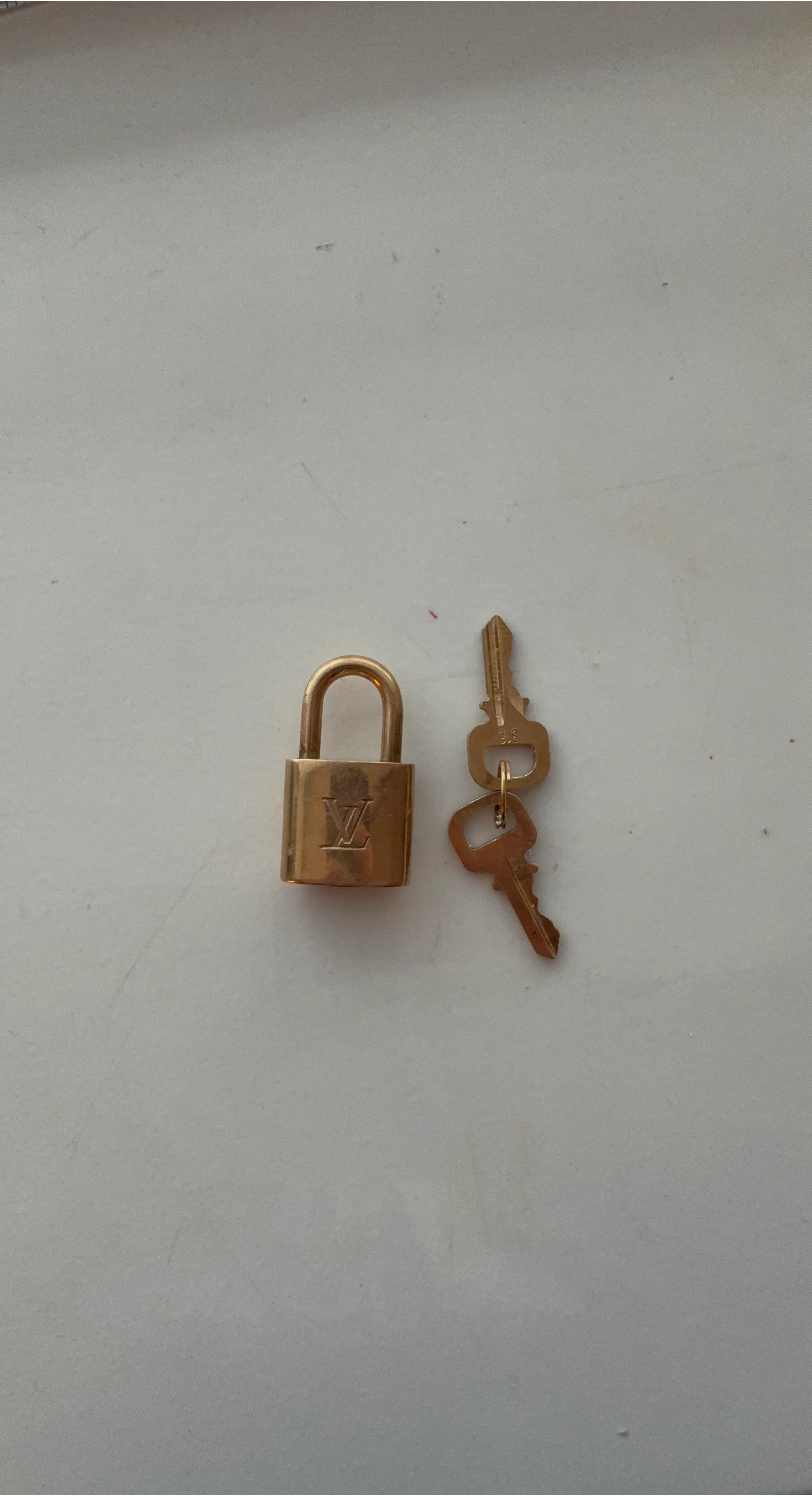 Louis Vuitton Padlock and Keys