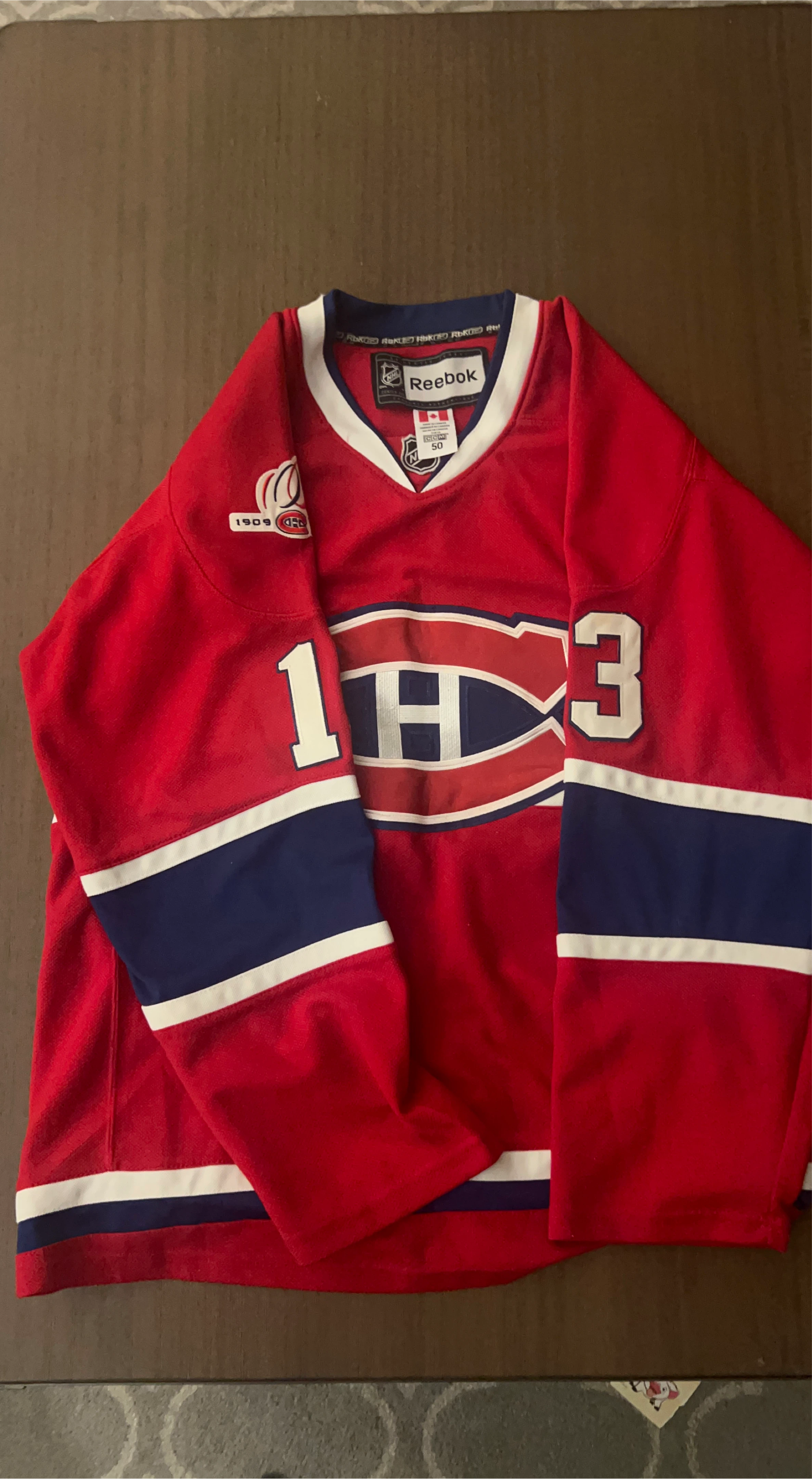 Reebok Montreal Canadiens Cammalleri #13 Hockey Jersey