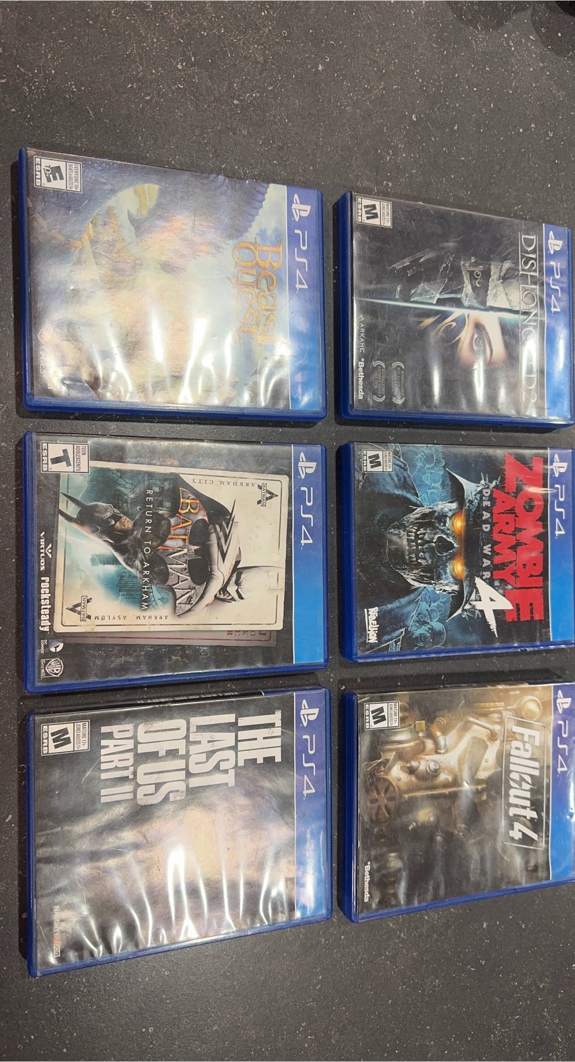 PS4 Video Games Bundle (6 Games)