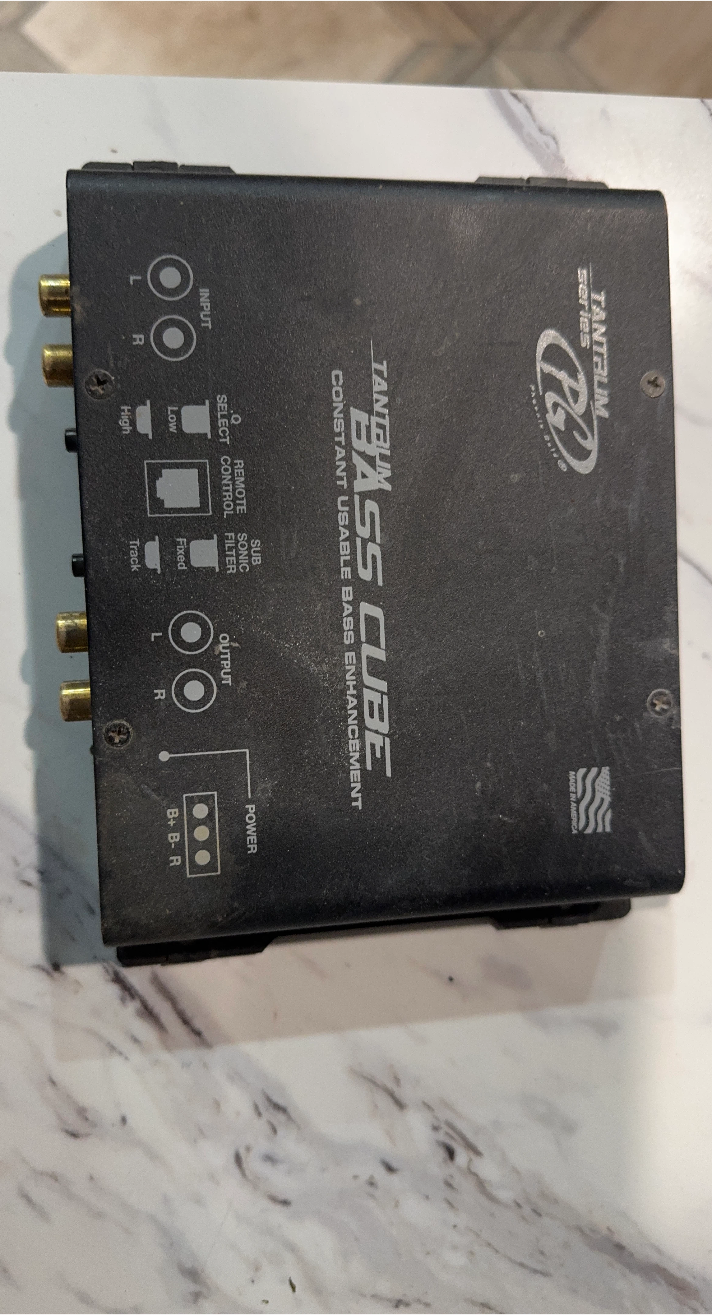 Tantalum PG Bass Cube Constant Usable Bass Enhancement