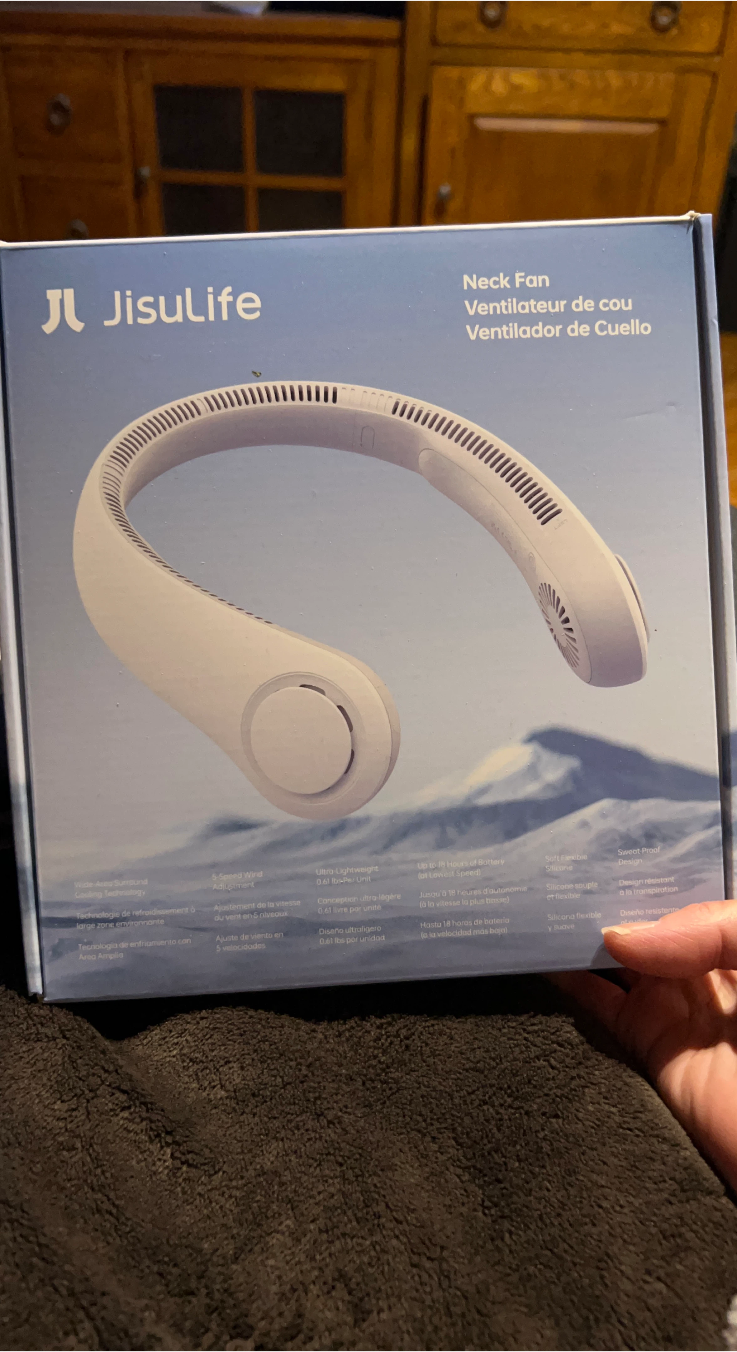 JisuLife Neck Fan - White