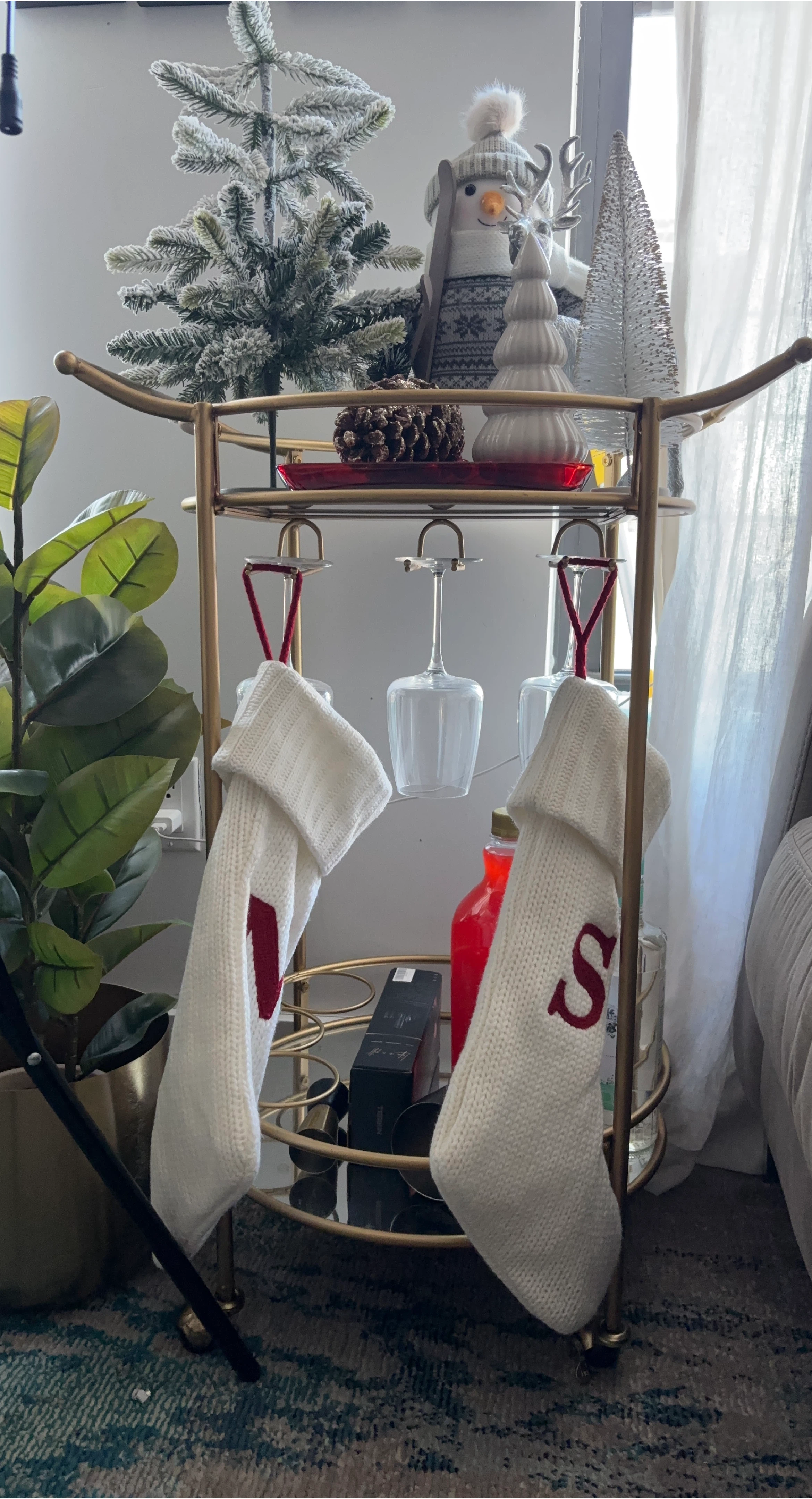 Gold Bar Cart