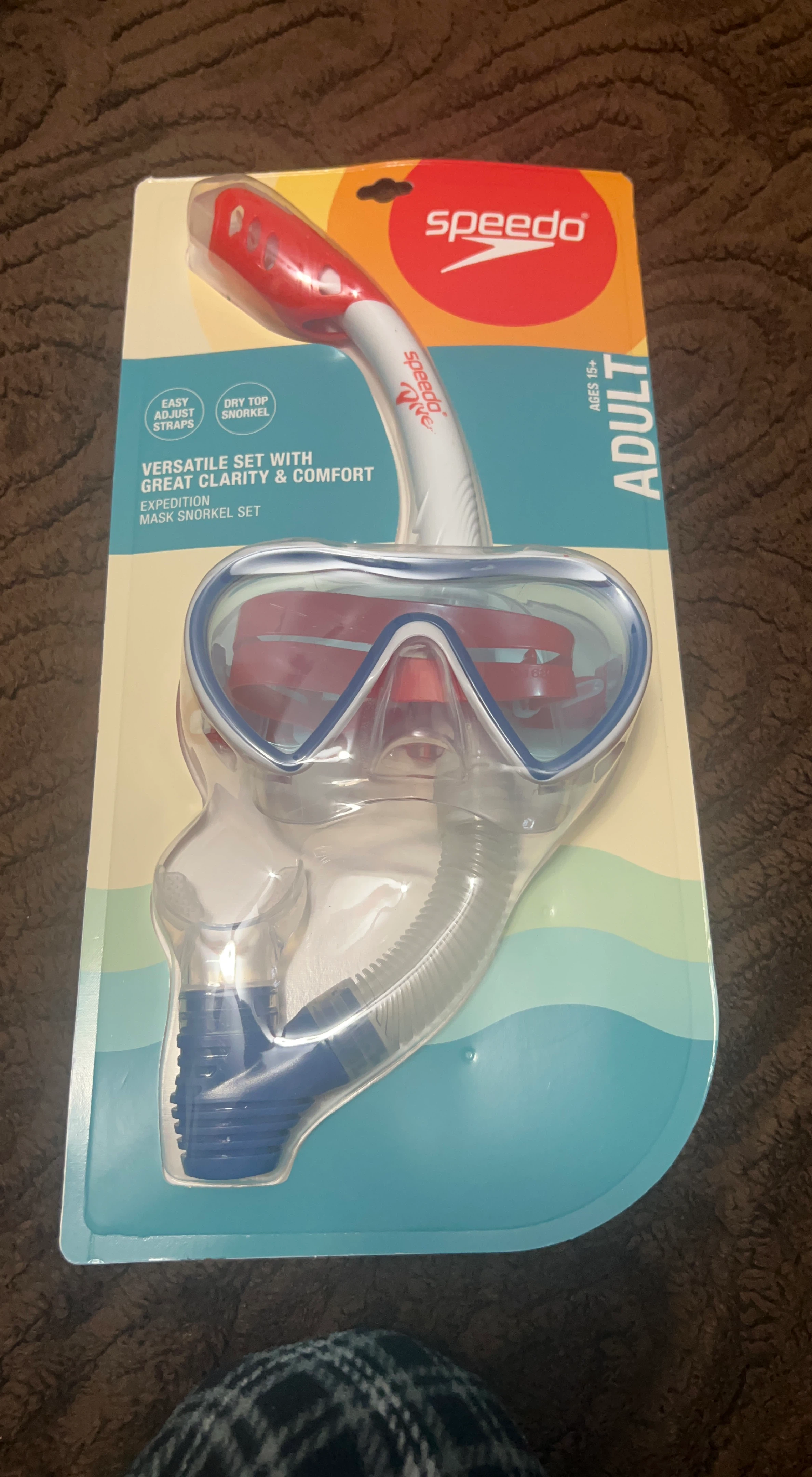 Speedo Expedition Adult Mask Snorkel Set