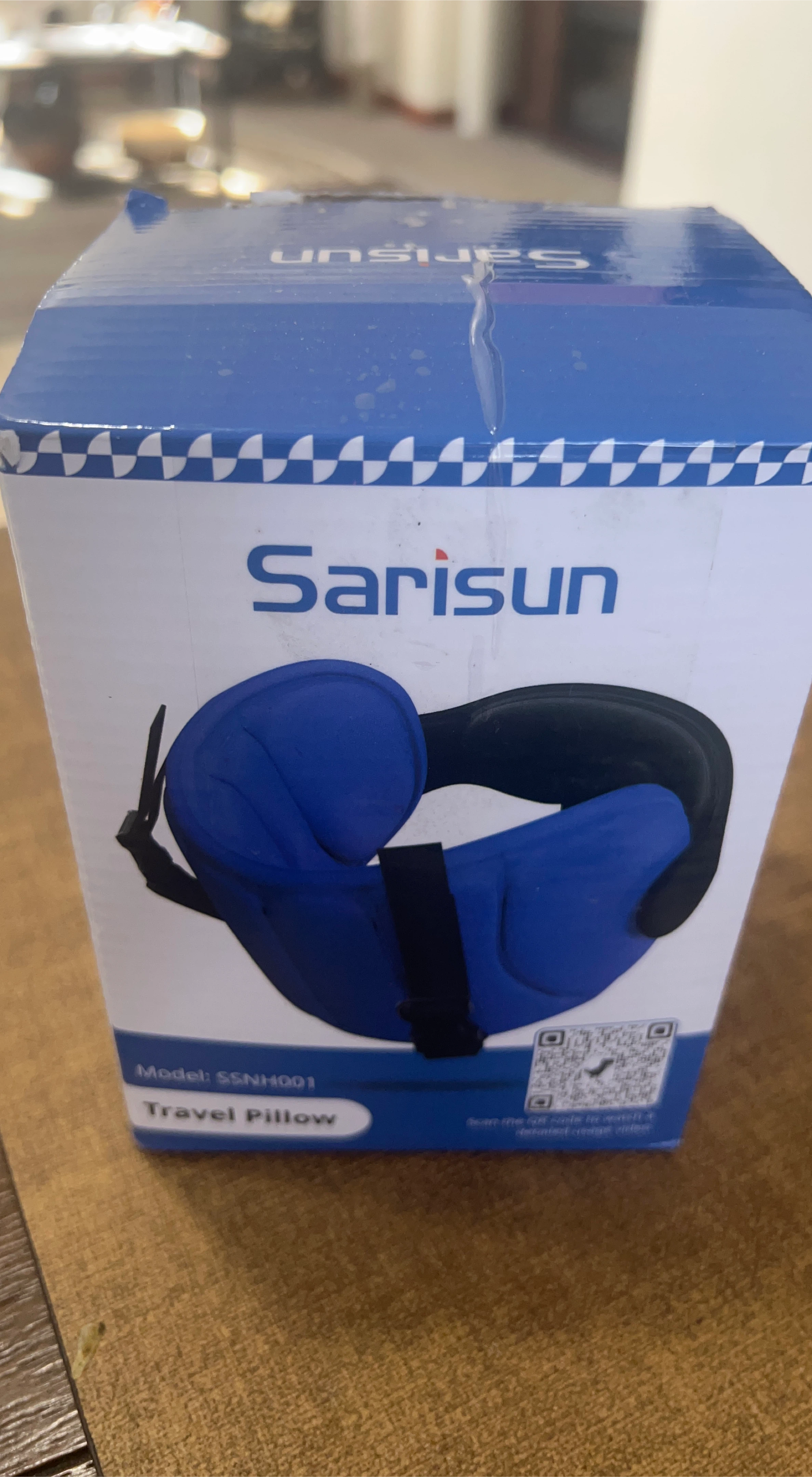 Sarisun Blue Travel Pillow
