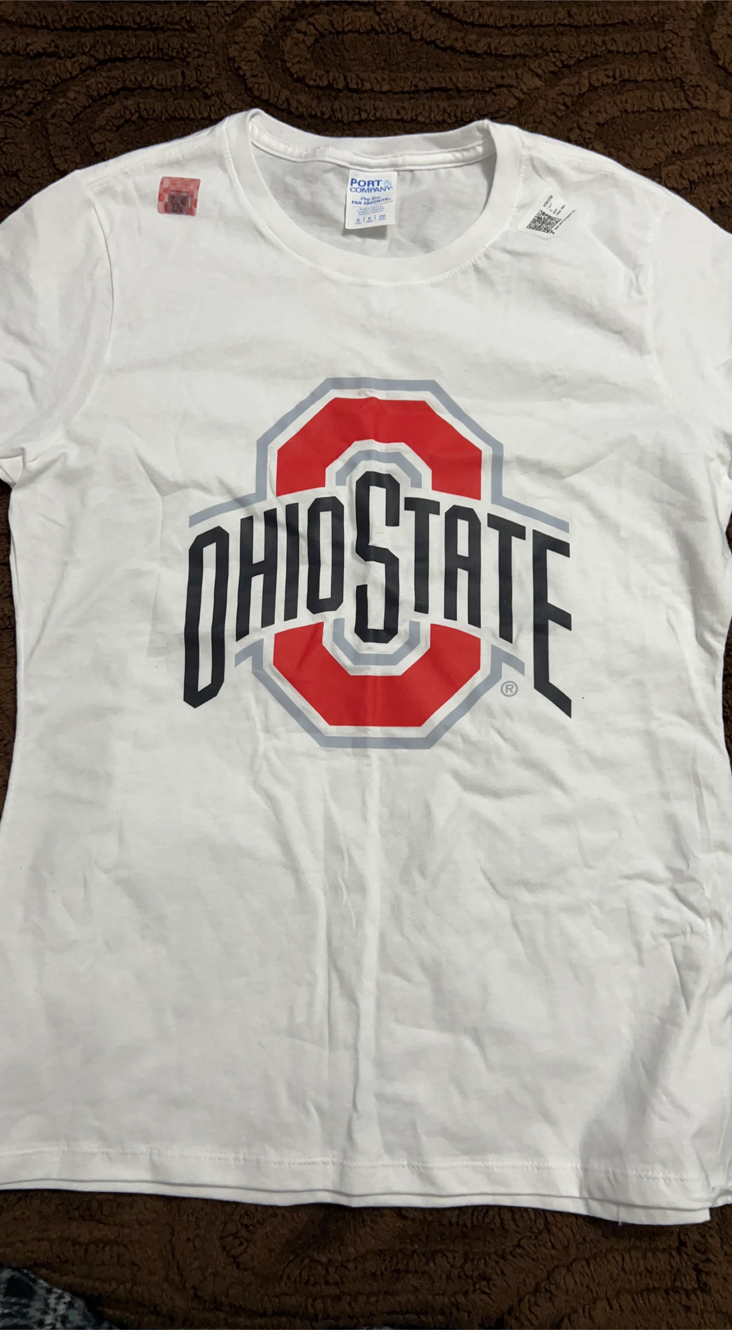 White Ohio State Buckeyes T-Shirt