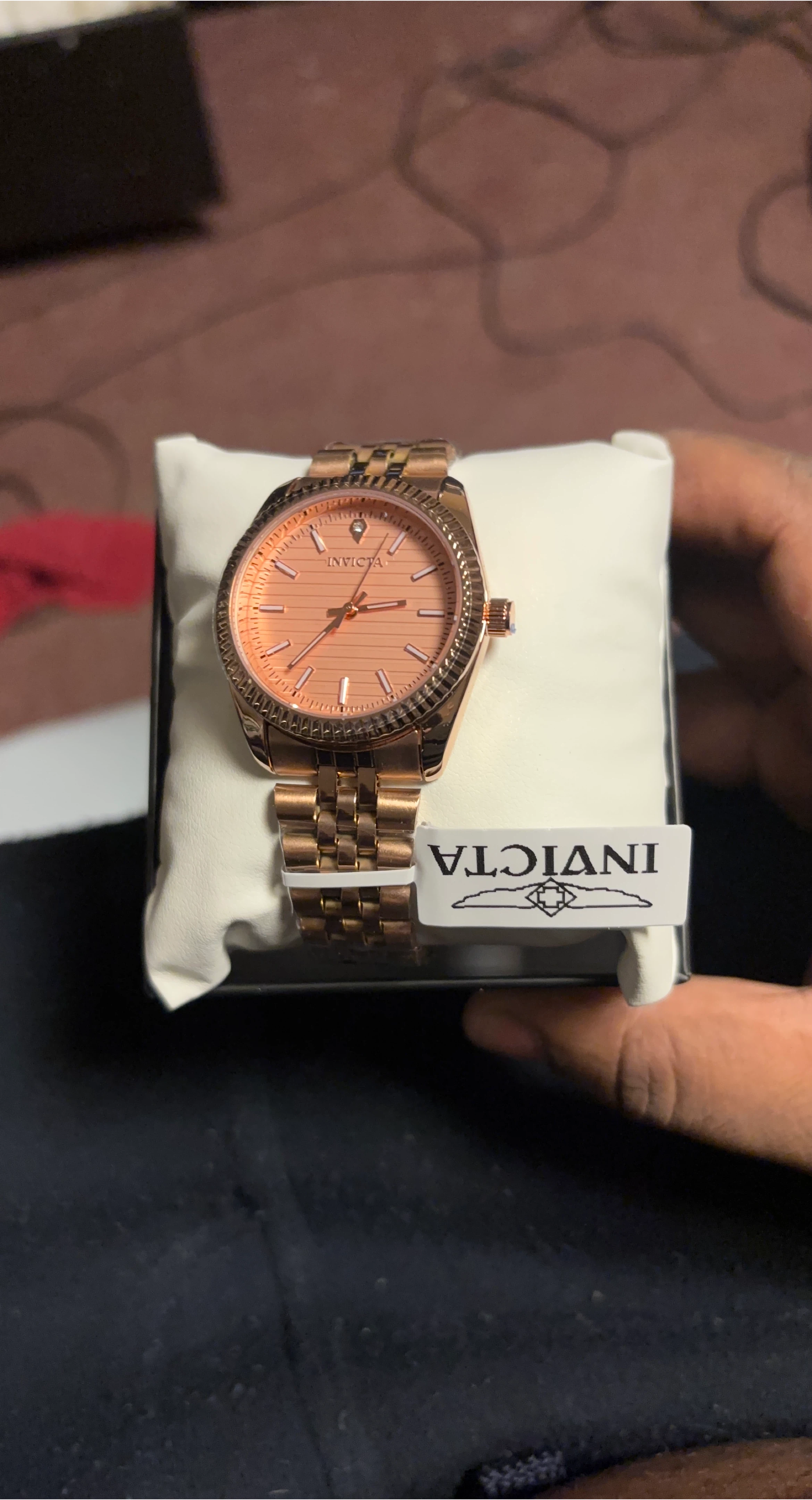 Invicta Rose Gold Tone Watch - photo 4