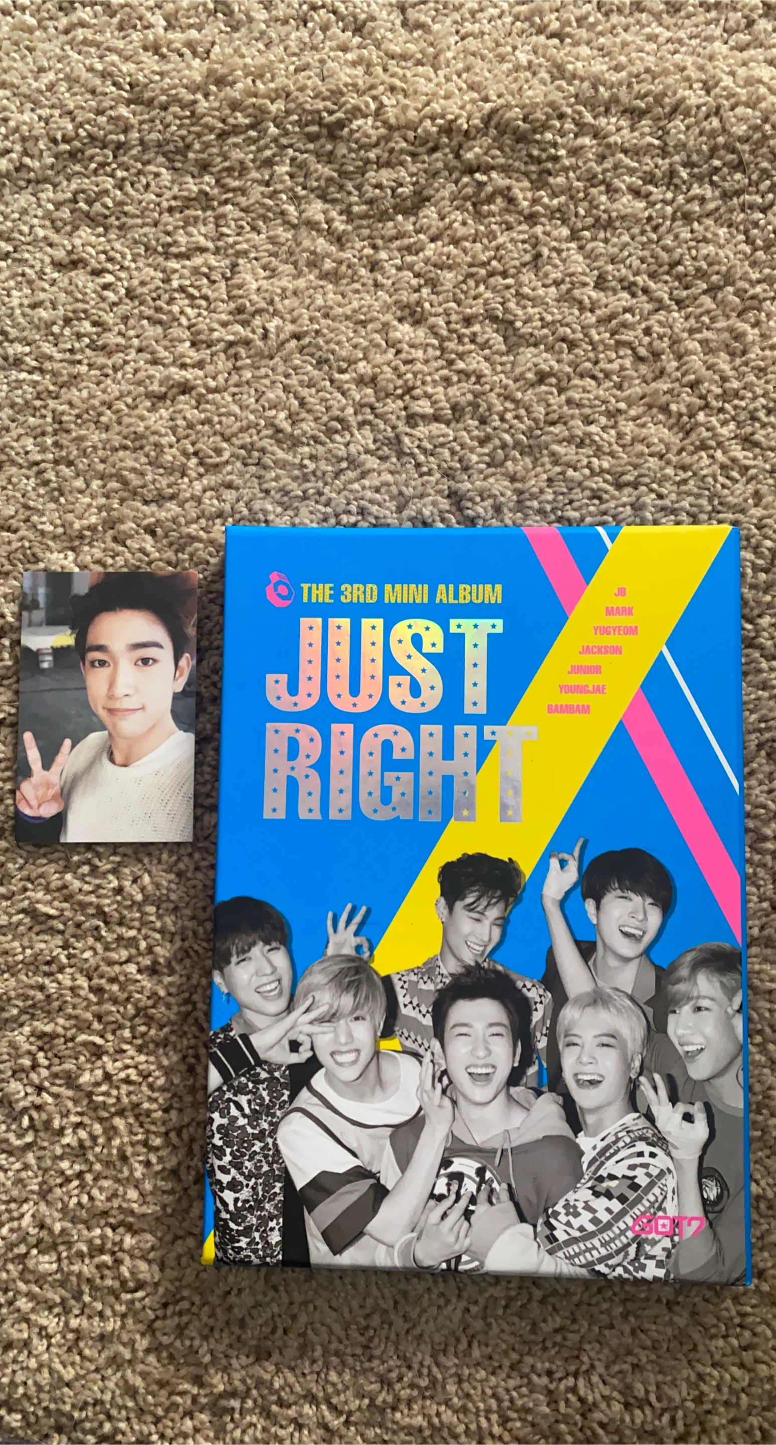 GOT7 "Just Right" 3rd Mini Album CD with Photocard