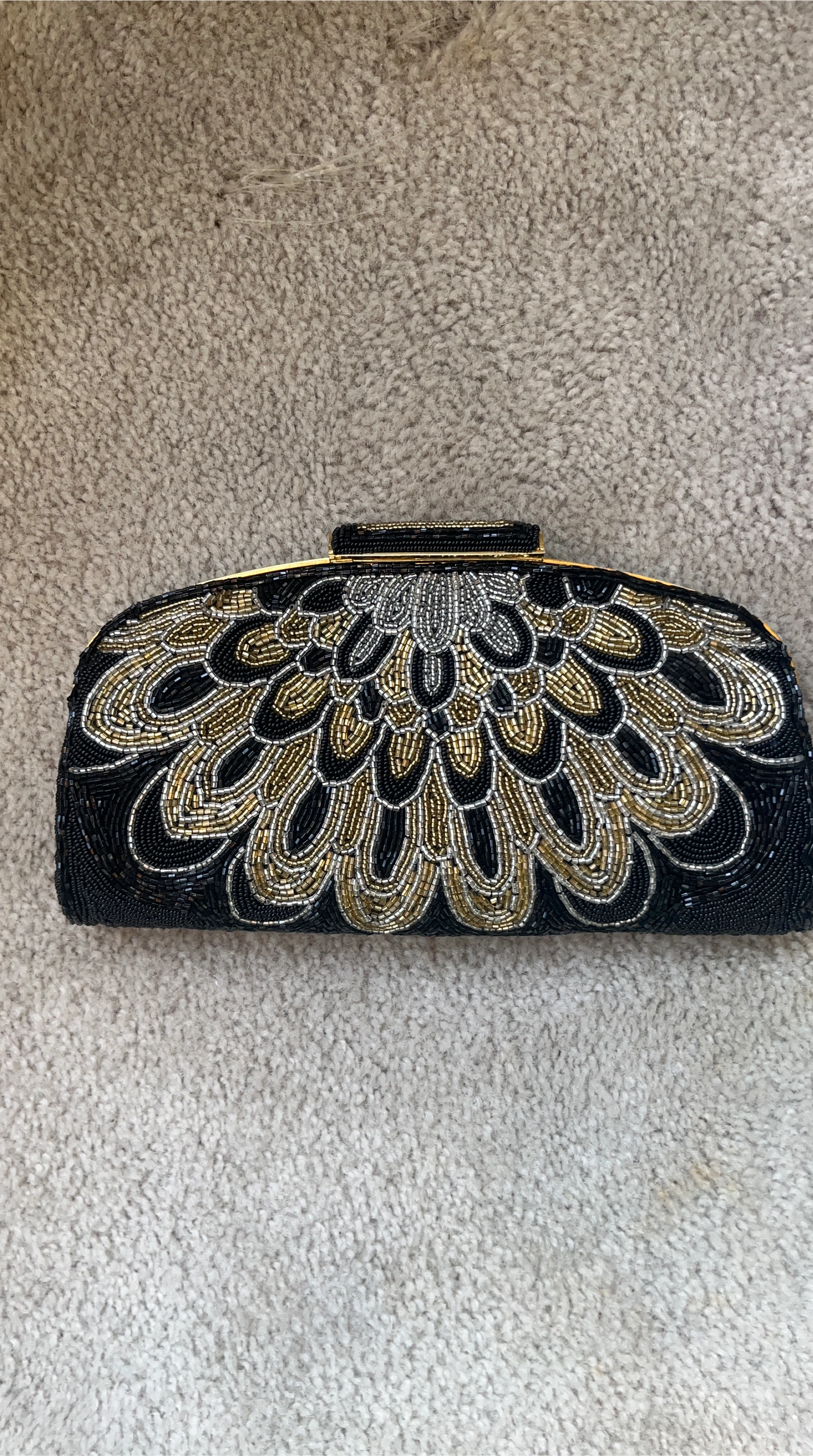 Beaded Clutch Evening Bag