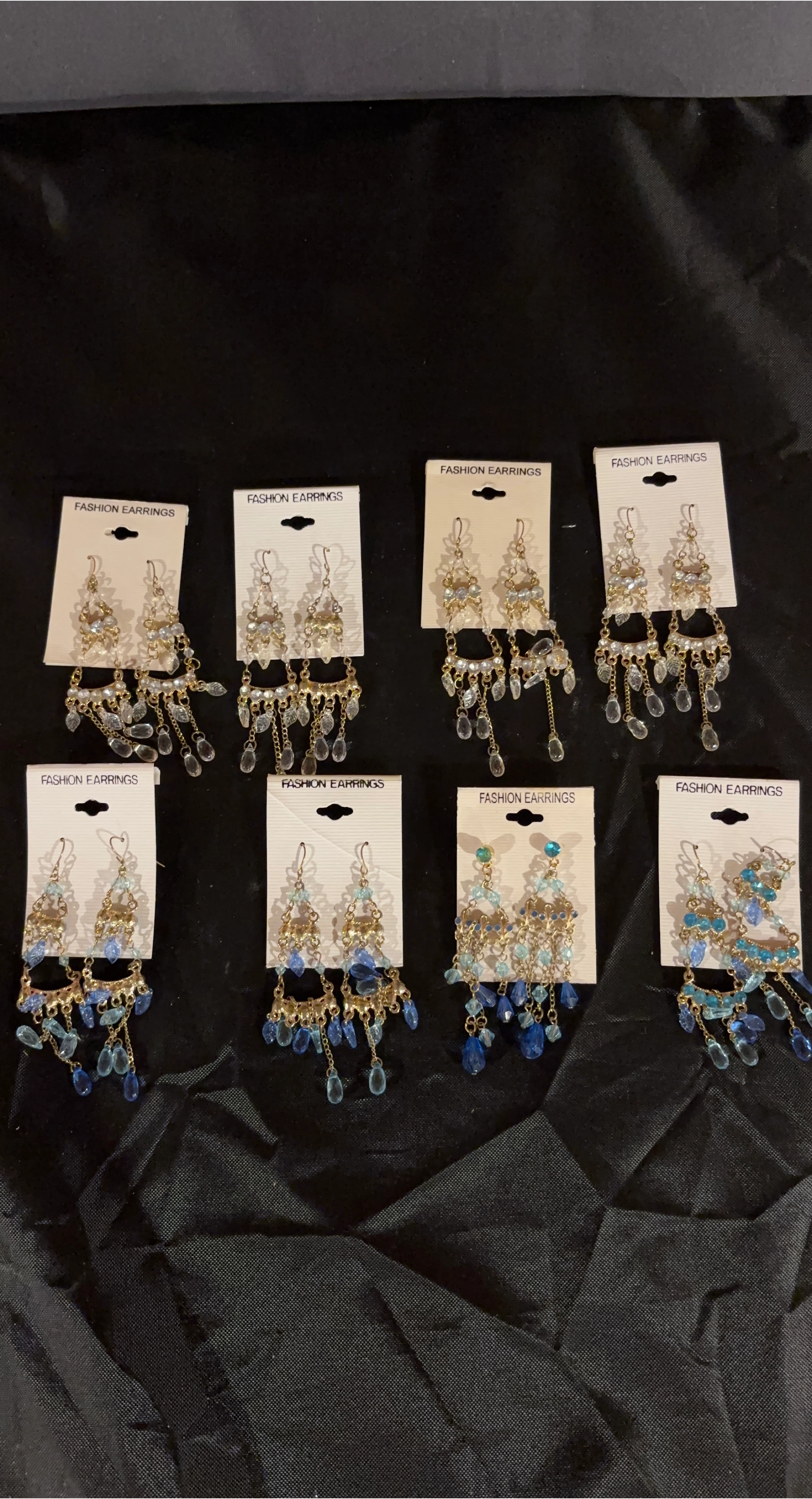 Fashion Earrings -  Chandelier Style Beads