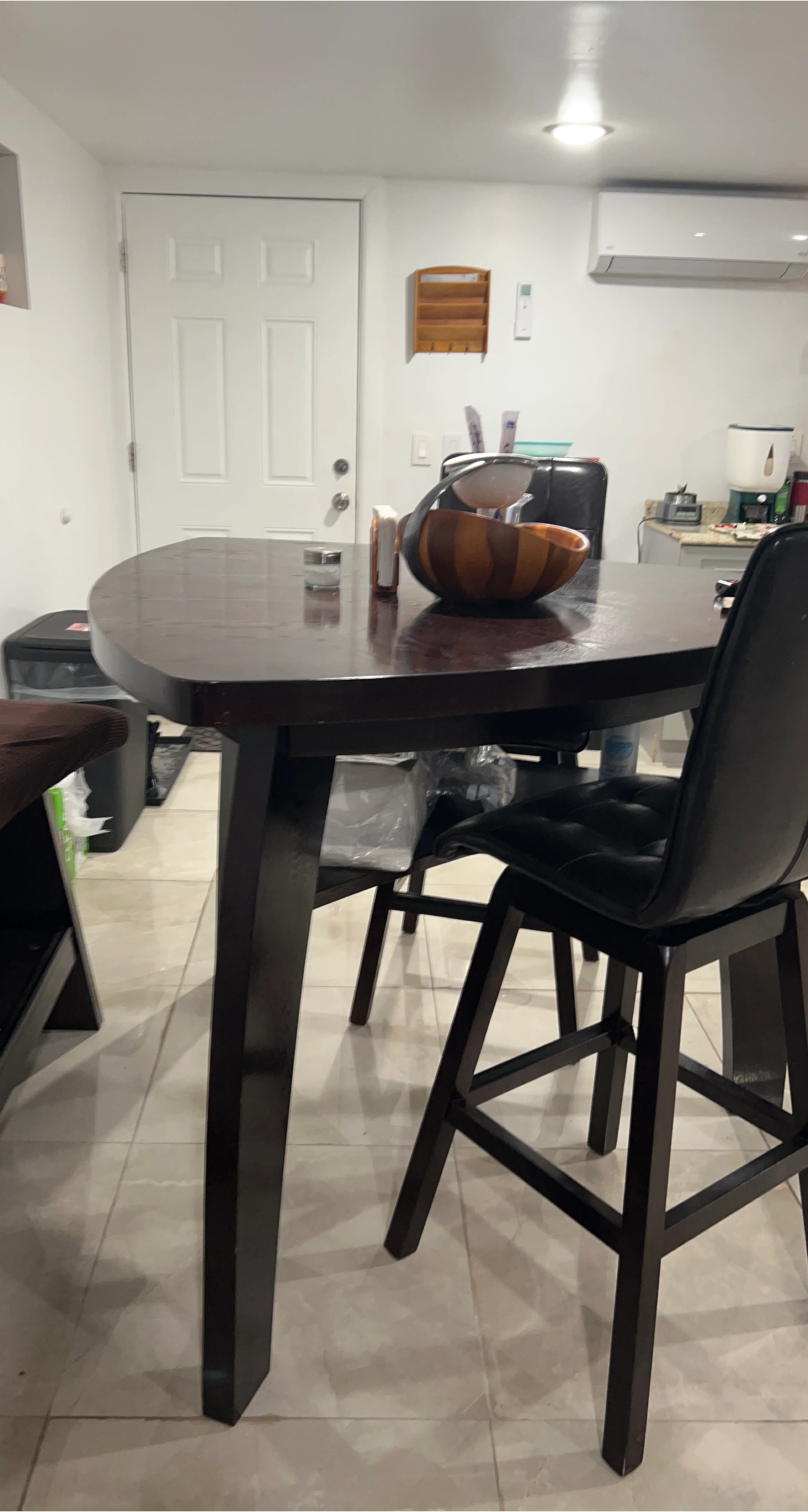 Dark Wood Dining Table