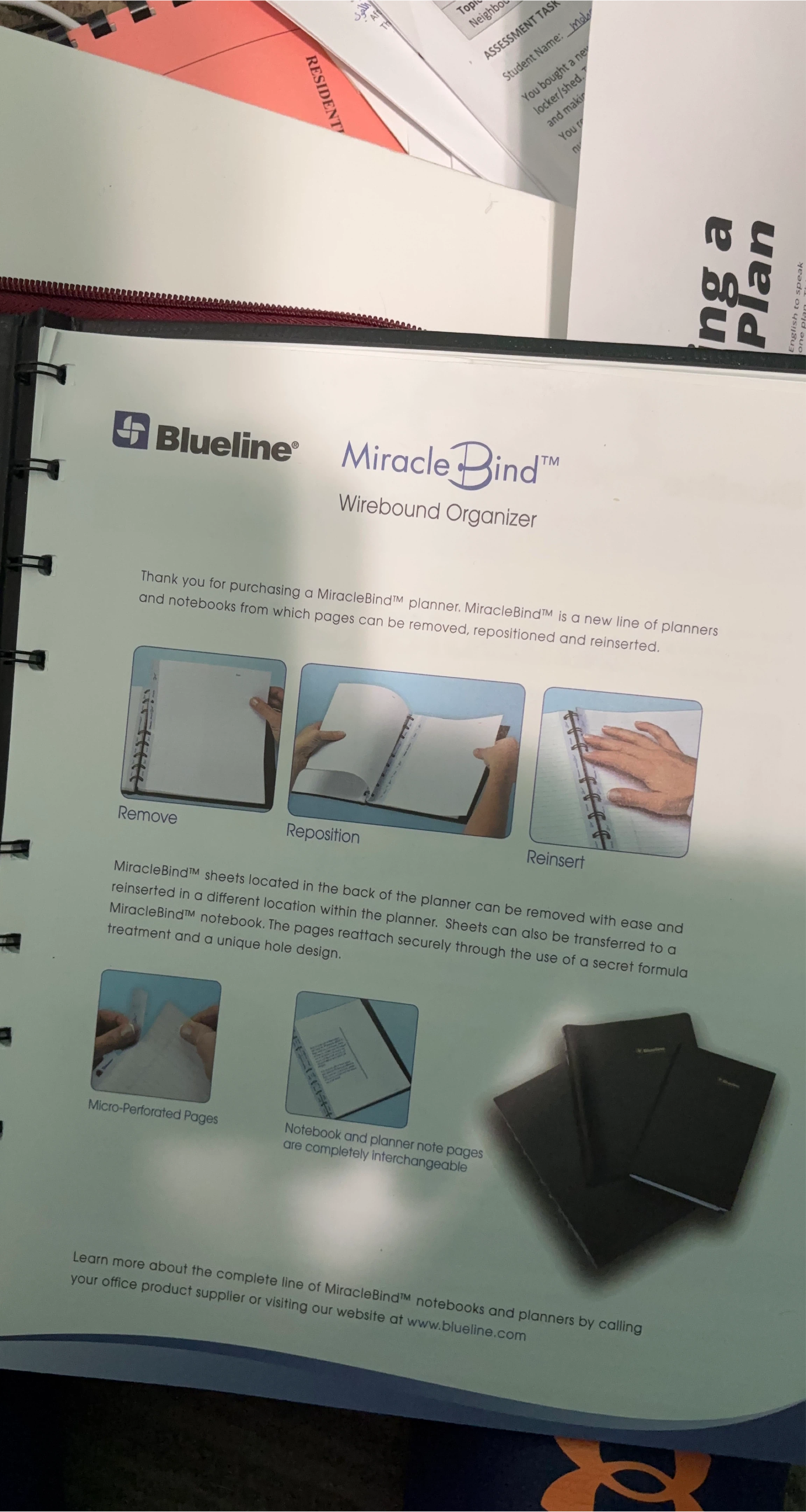 Blueline MiracleBind 2023 Wirebound Organizer