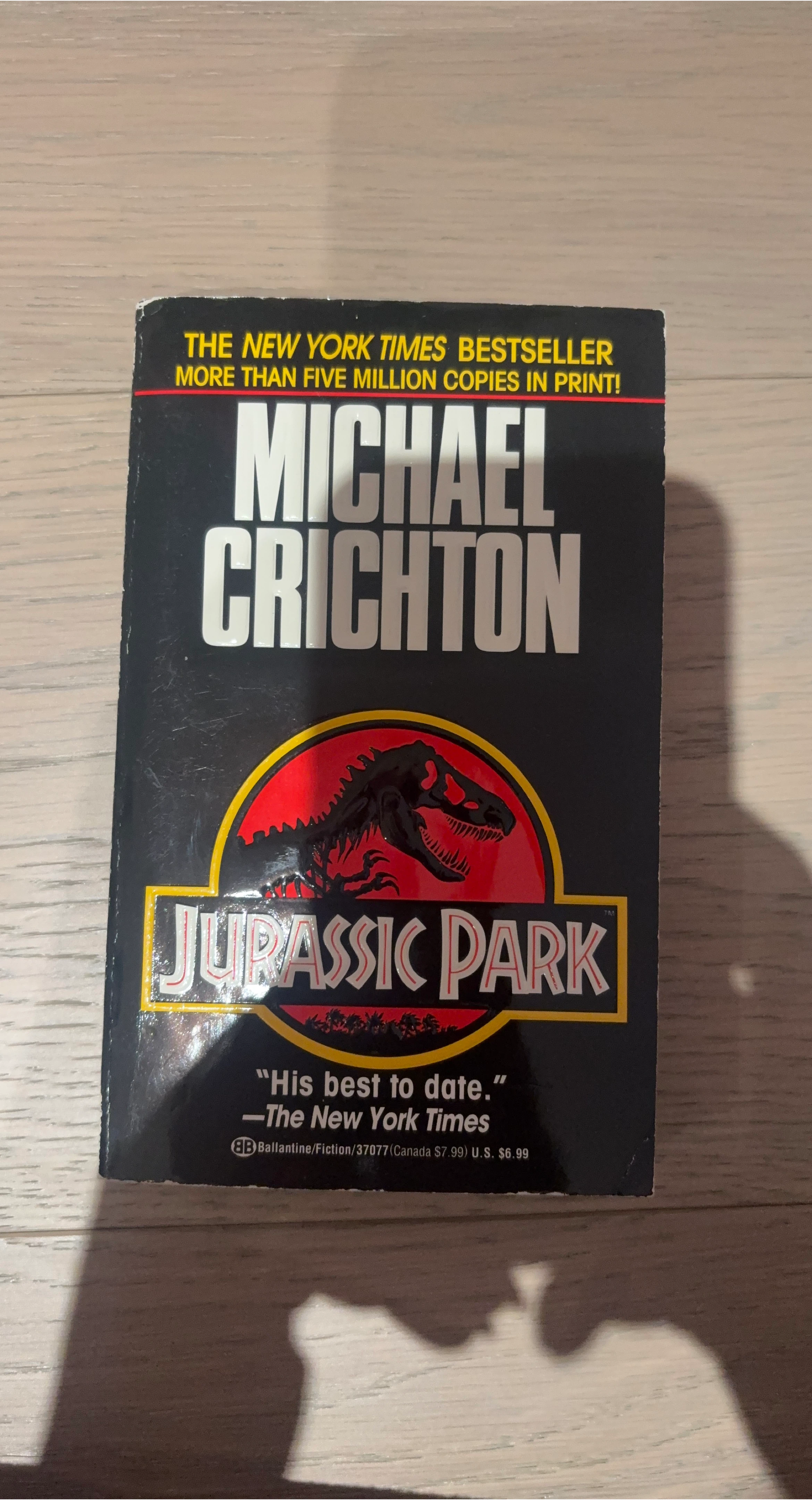 Michael Crichton Jurassic Park Paperback Book