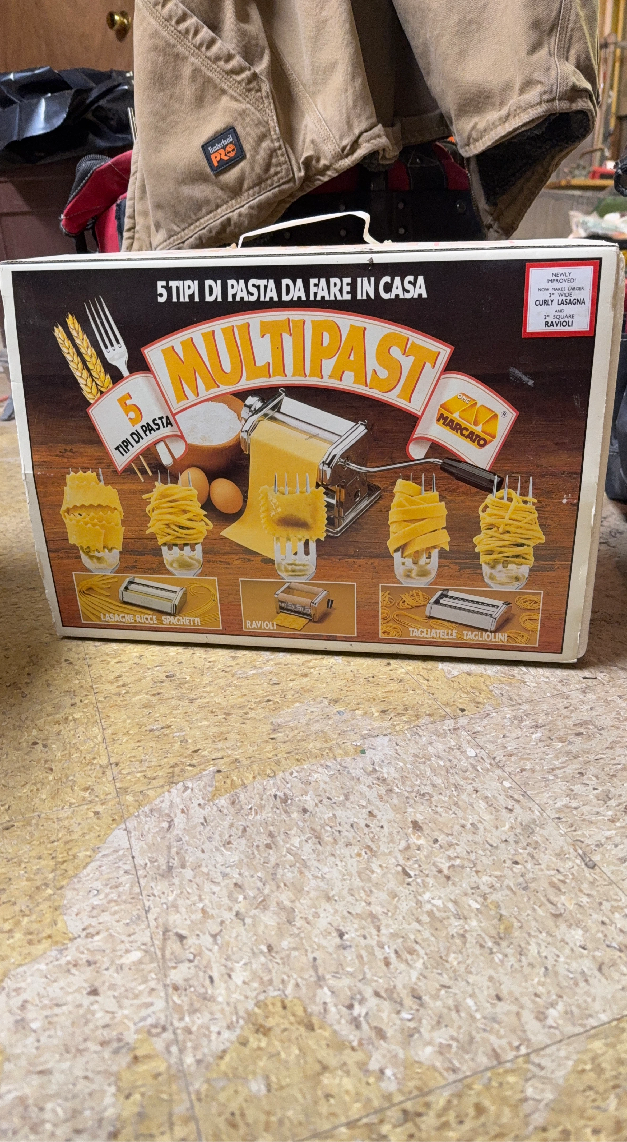 Marcato Multipasta 5 Types of Pasta Machine