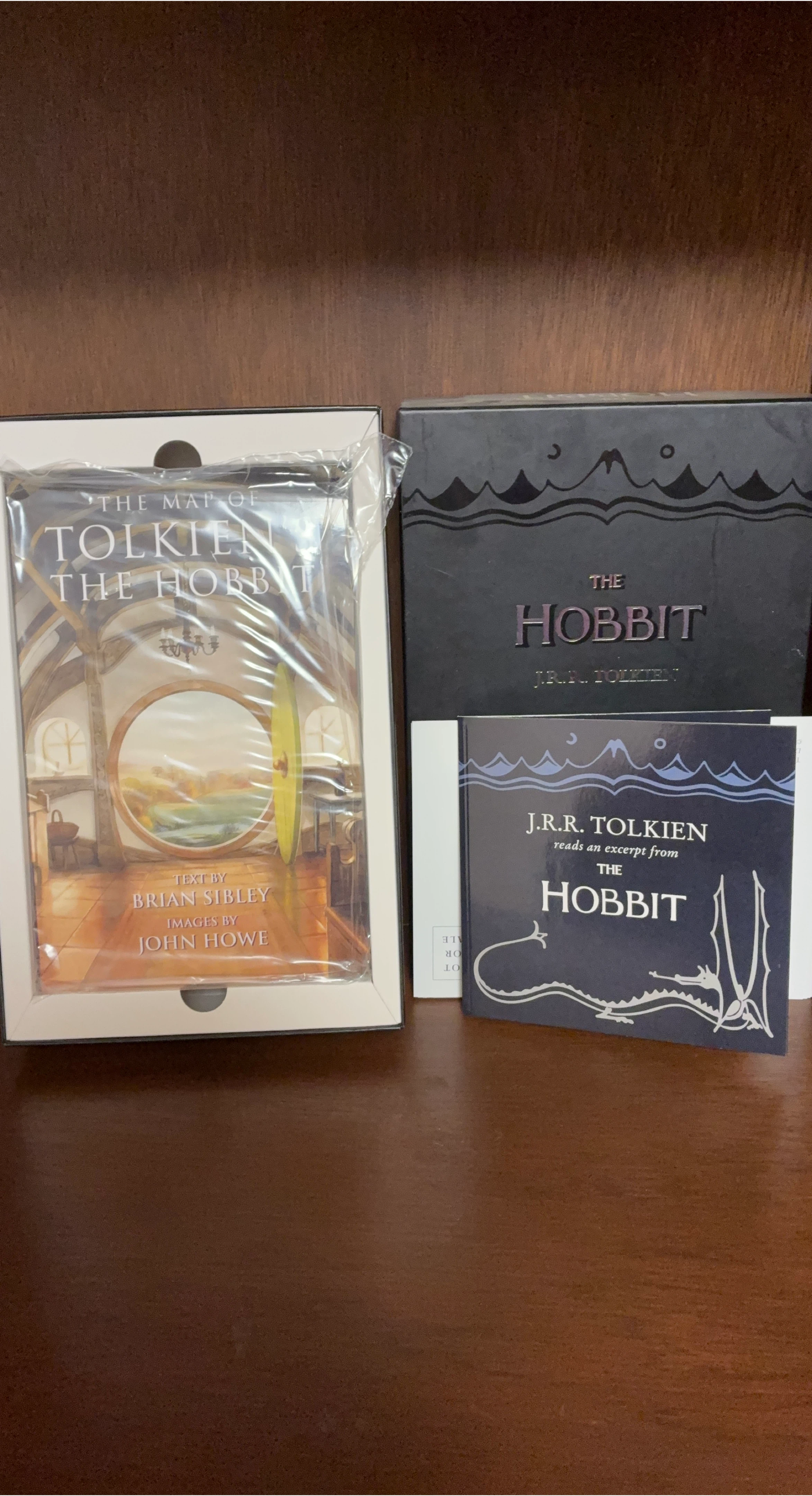 The Hobbit Map and Audiobook Set