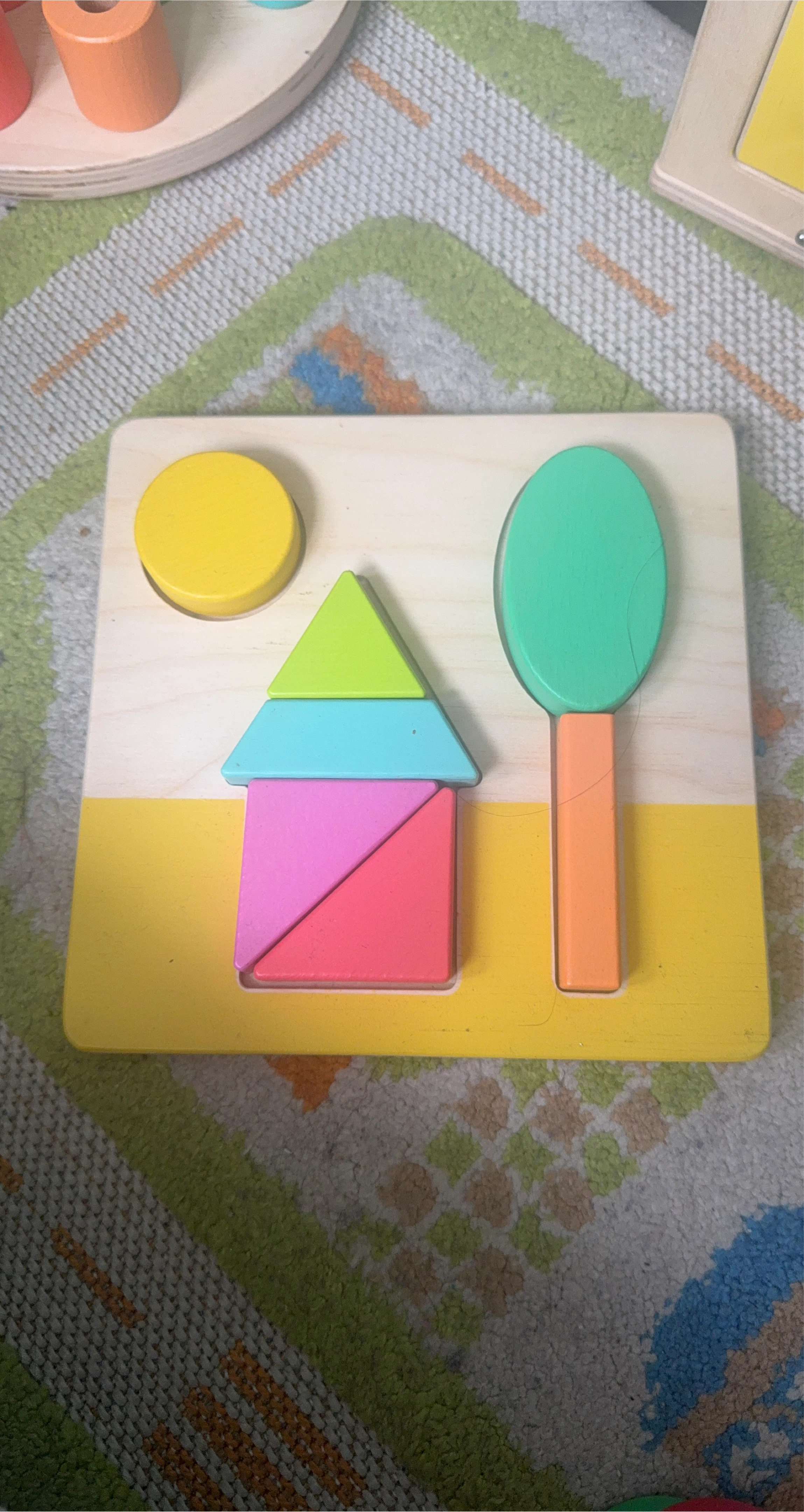 Wooden Shape Sorter Puzzle
