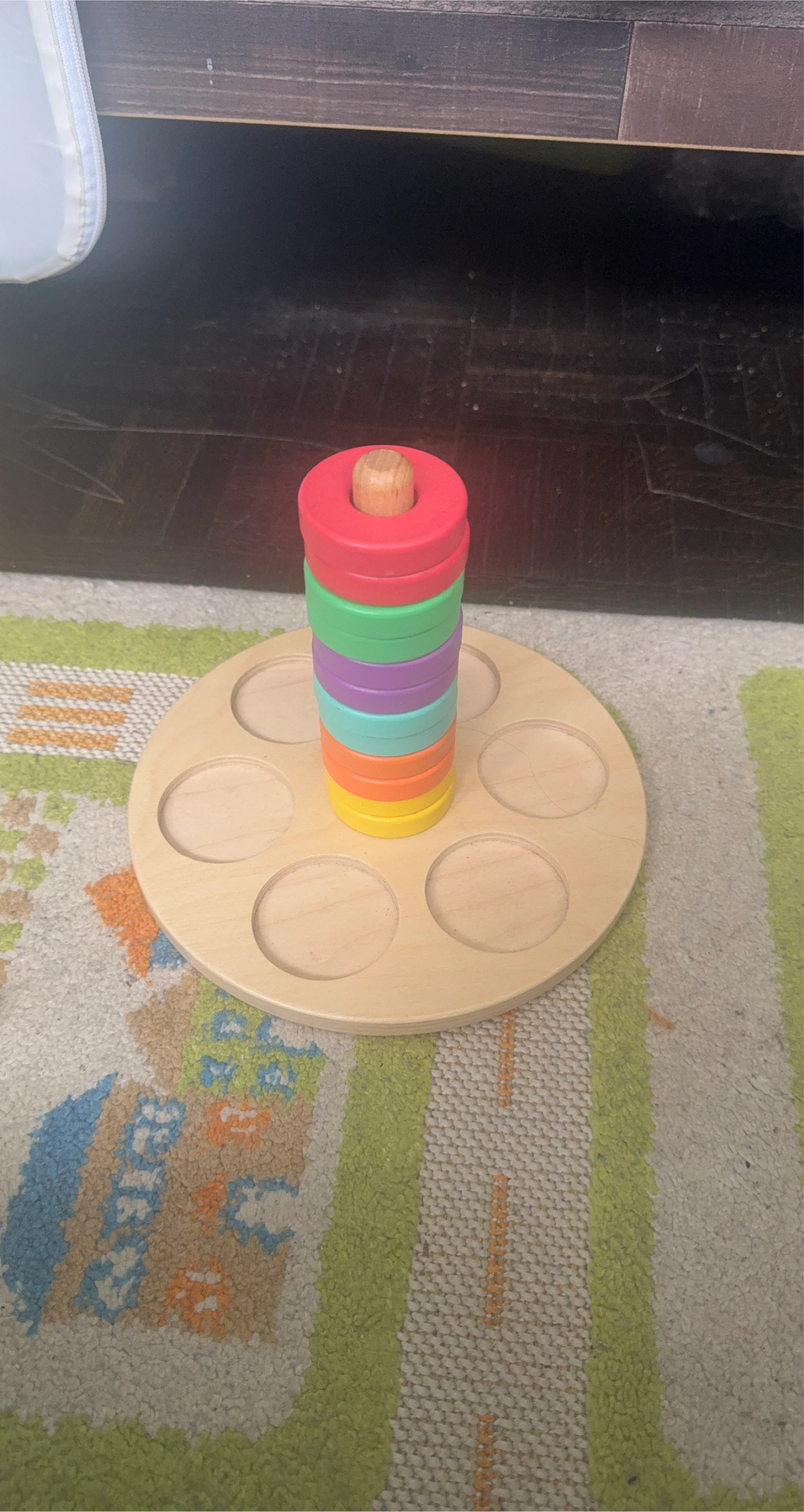 Wooden Stacking Rings Toy