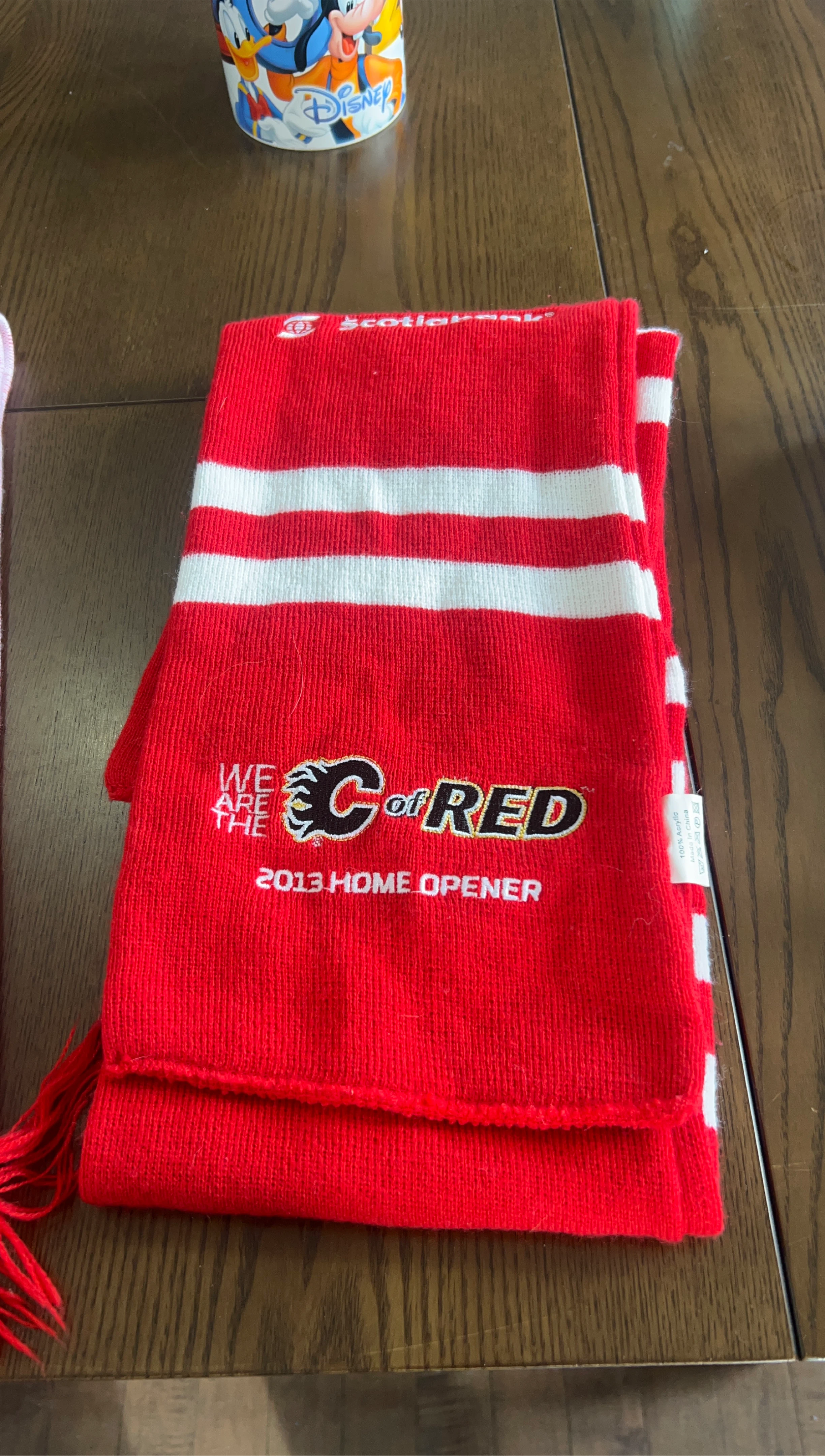 Calgary Flames 2013 Home Opener Scarf