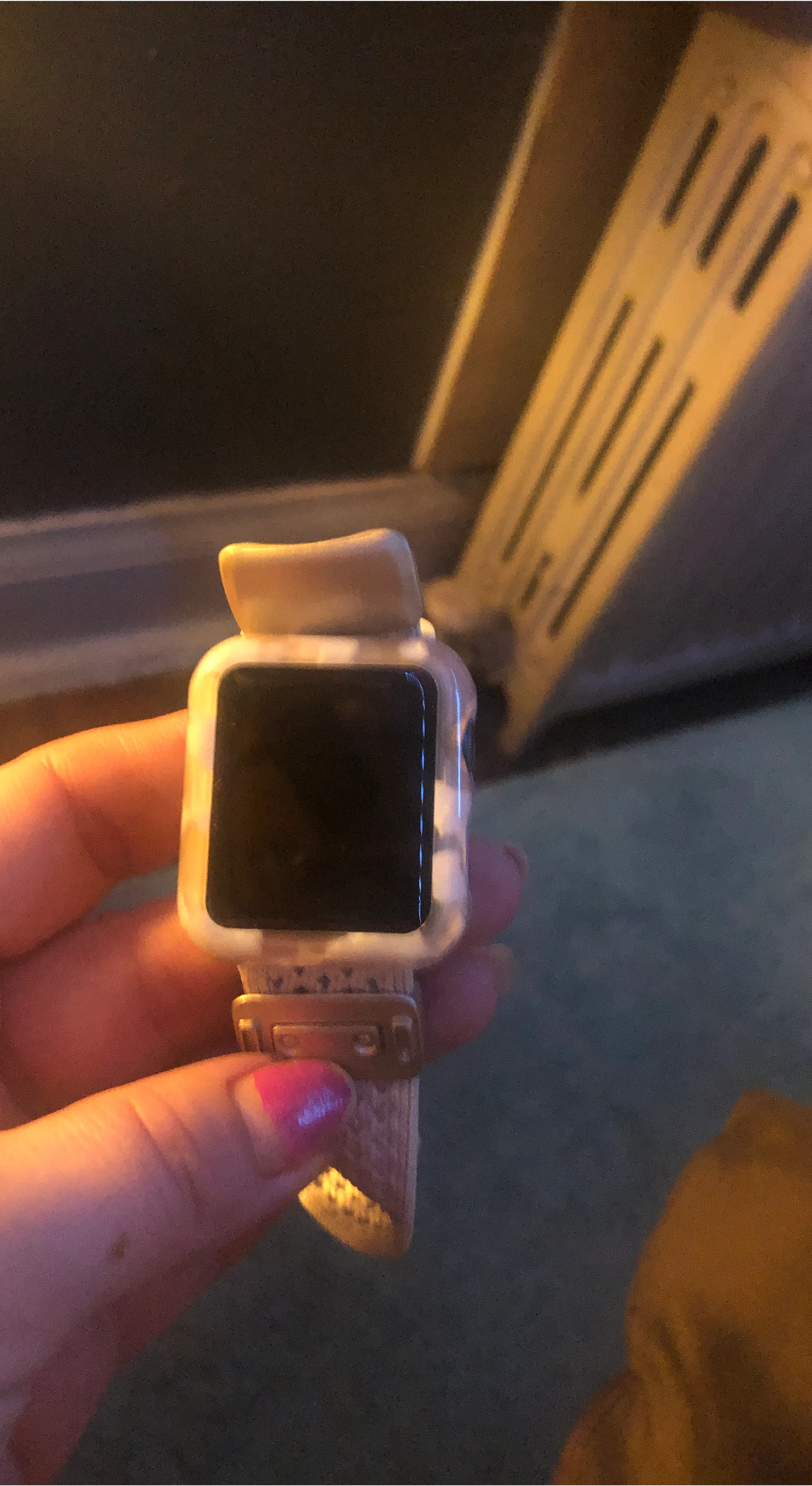 Smart Watch Pink Marble Band