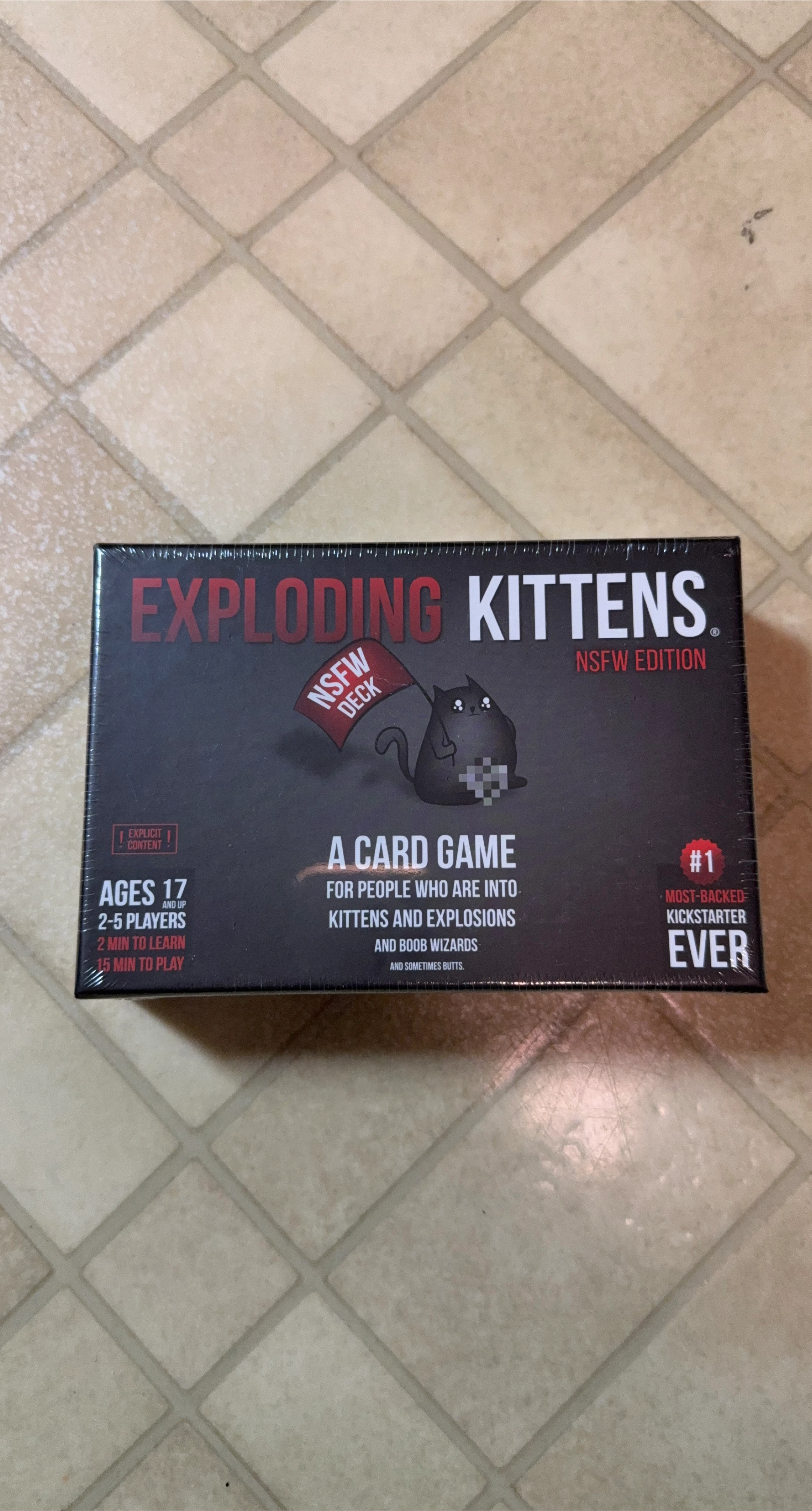 Exploding Kittens NSFW Edition brand new