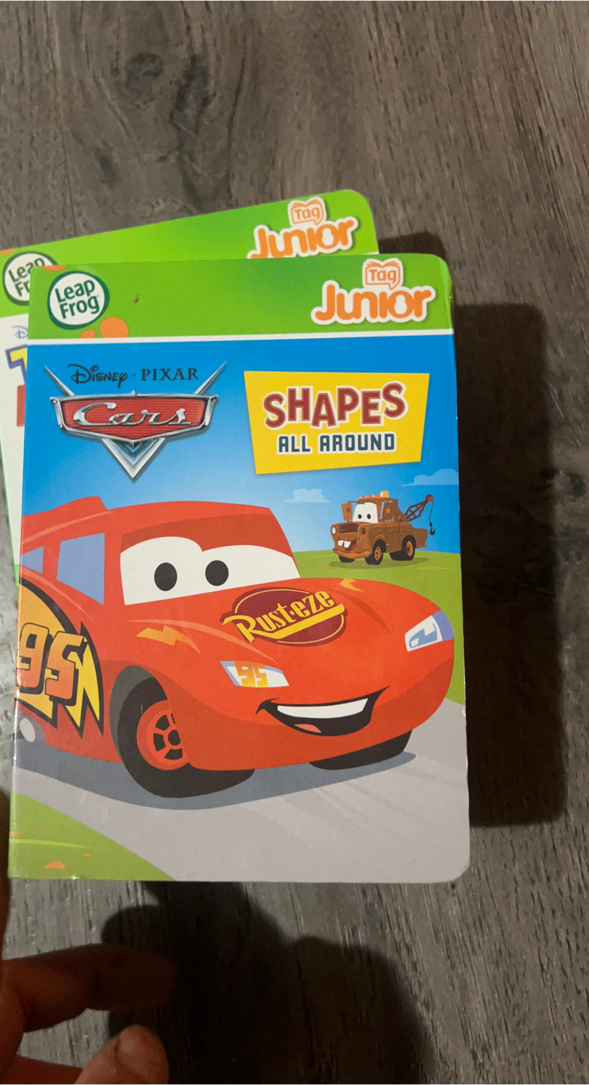 Leap Frog Tag Junior Cars Shapes All Around Book