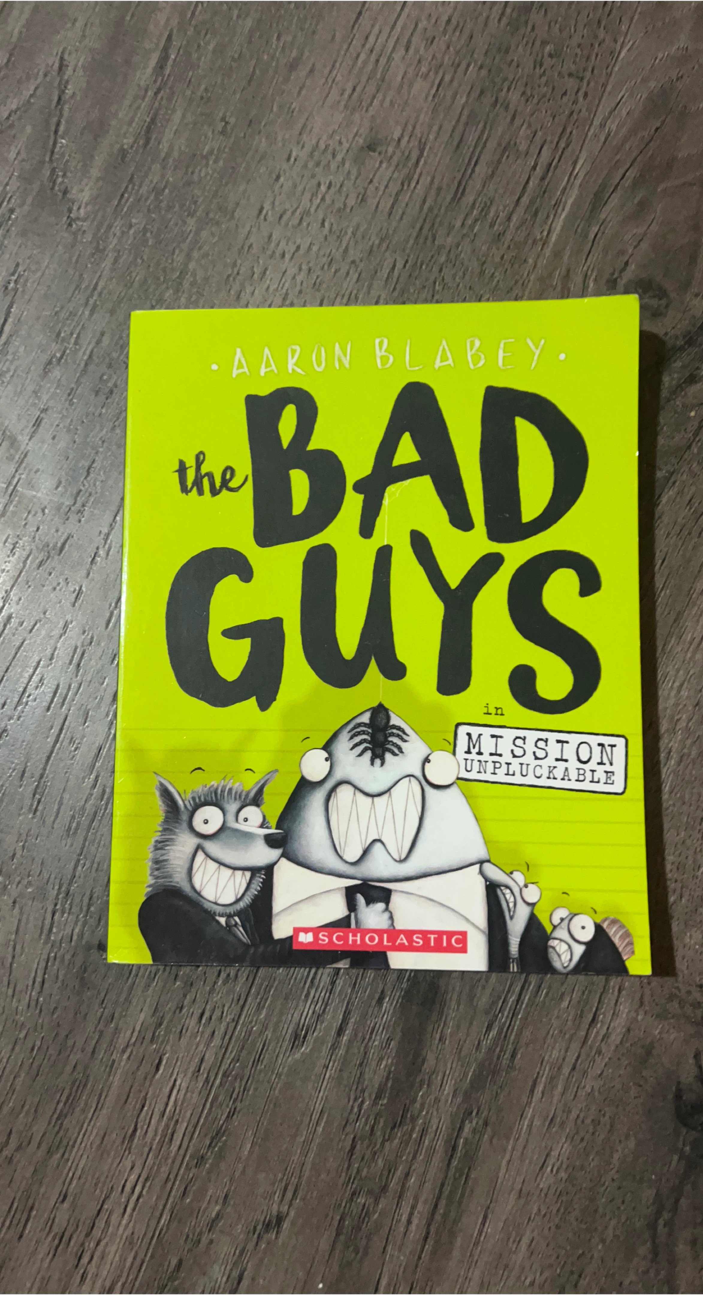 The Bad Guys in Mission Unpluckable by Aaron Blabey