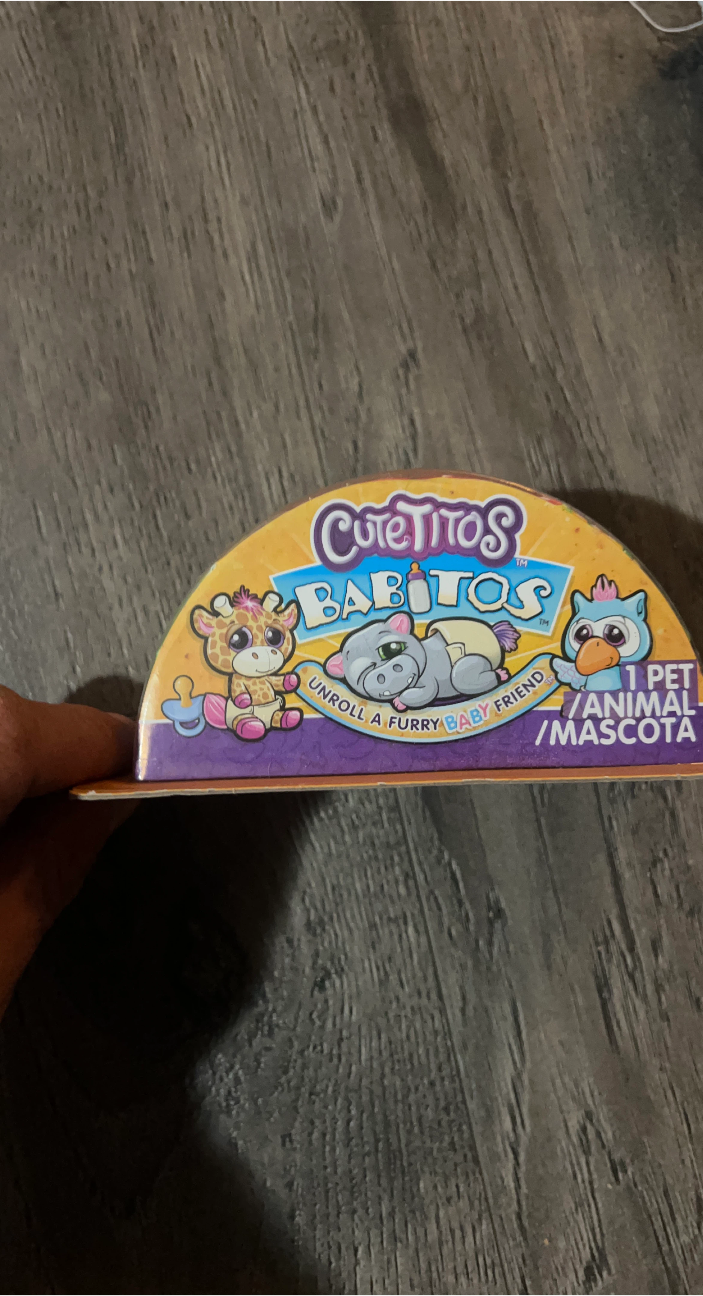 CoteTitos Babitos "Unroll a Furry Baby Friend" Toy