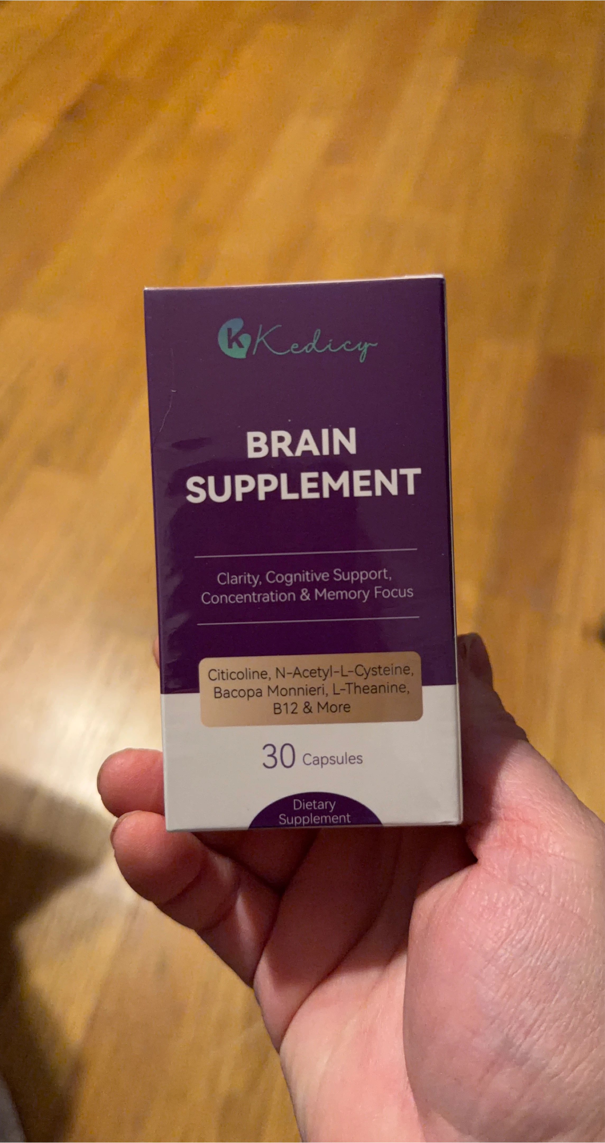 Kedicy Brain Supplement - 30 Capsules